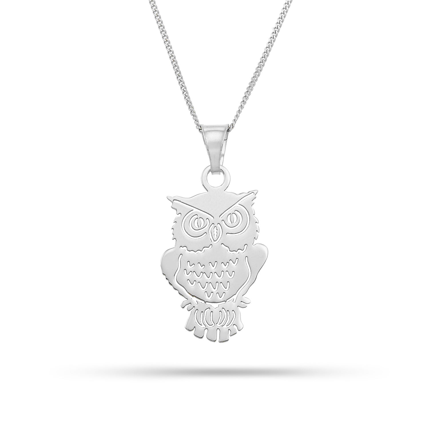 Κολιέ Symbols Κουκουβάγια επιροδιωμένο ασήμι 925° Εικόνα 1