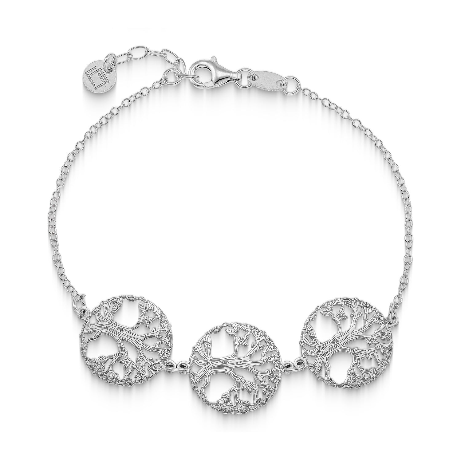 Βραχιόλι Symbols Δέντρο της Ζωής από επιροδιωμένο ασήμι 925° Εικόνα 1