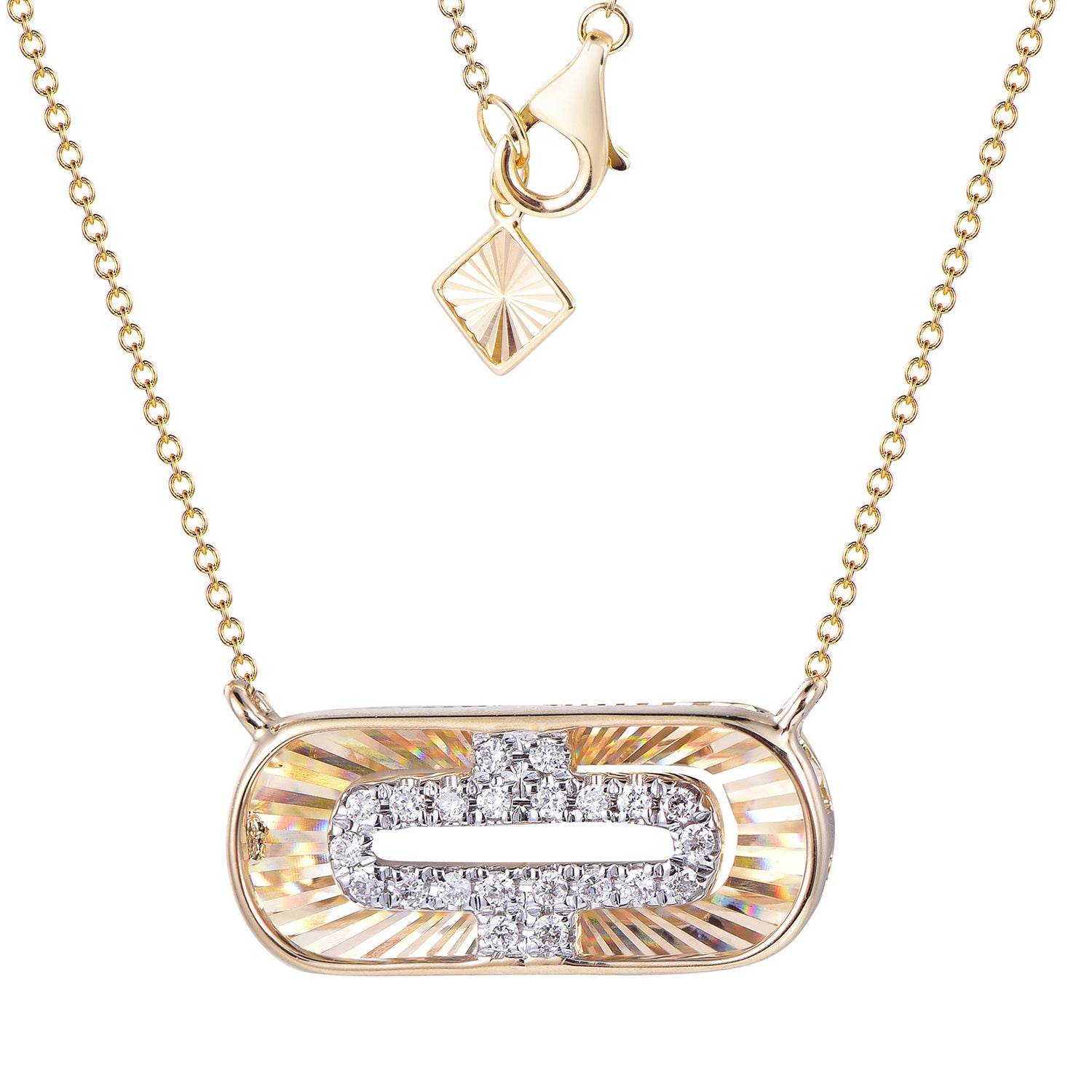 Κολιέ Diamonds από χρυσό 18K με διαμάντια μπριγιάν Εικόνα 1