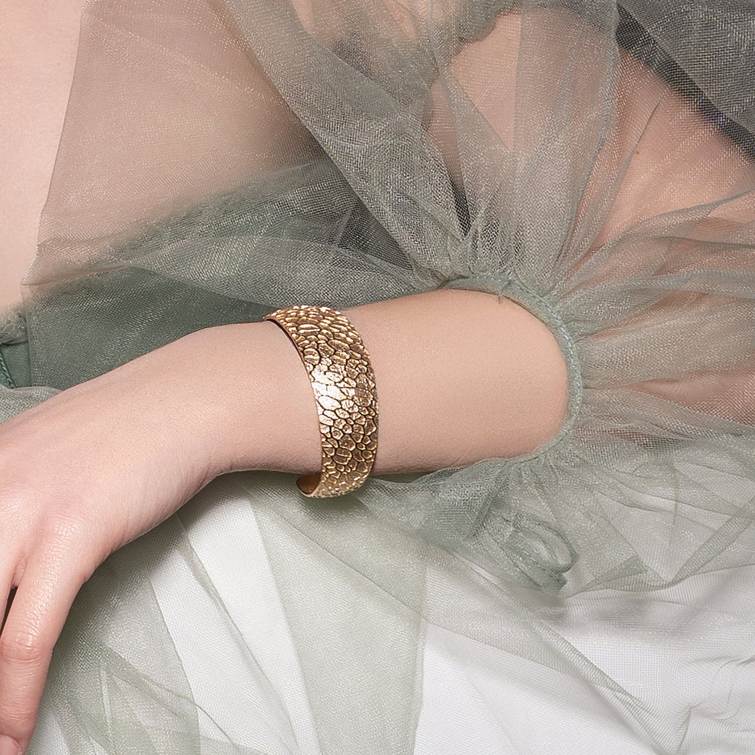 Βραχιόλι Terra σταθερό από επιχρυσωμένο ασήμι 925° Εικόνα 2