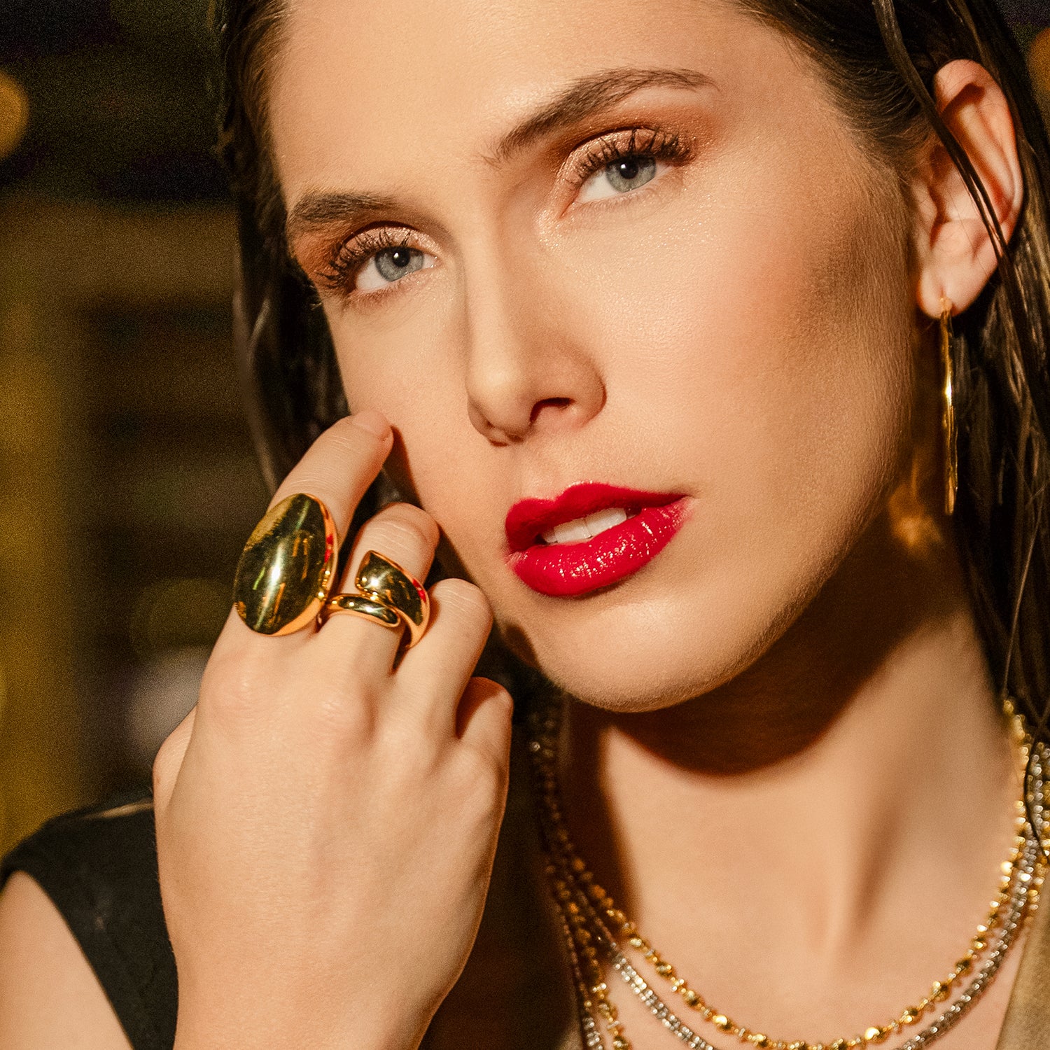 Δαχτυλίδι Reflections από επιχρυσωμένο ασήμι 925° Εικόνα 2