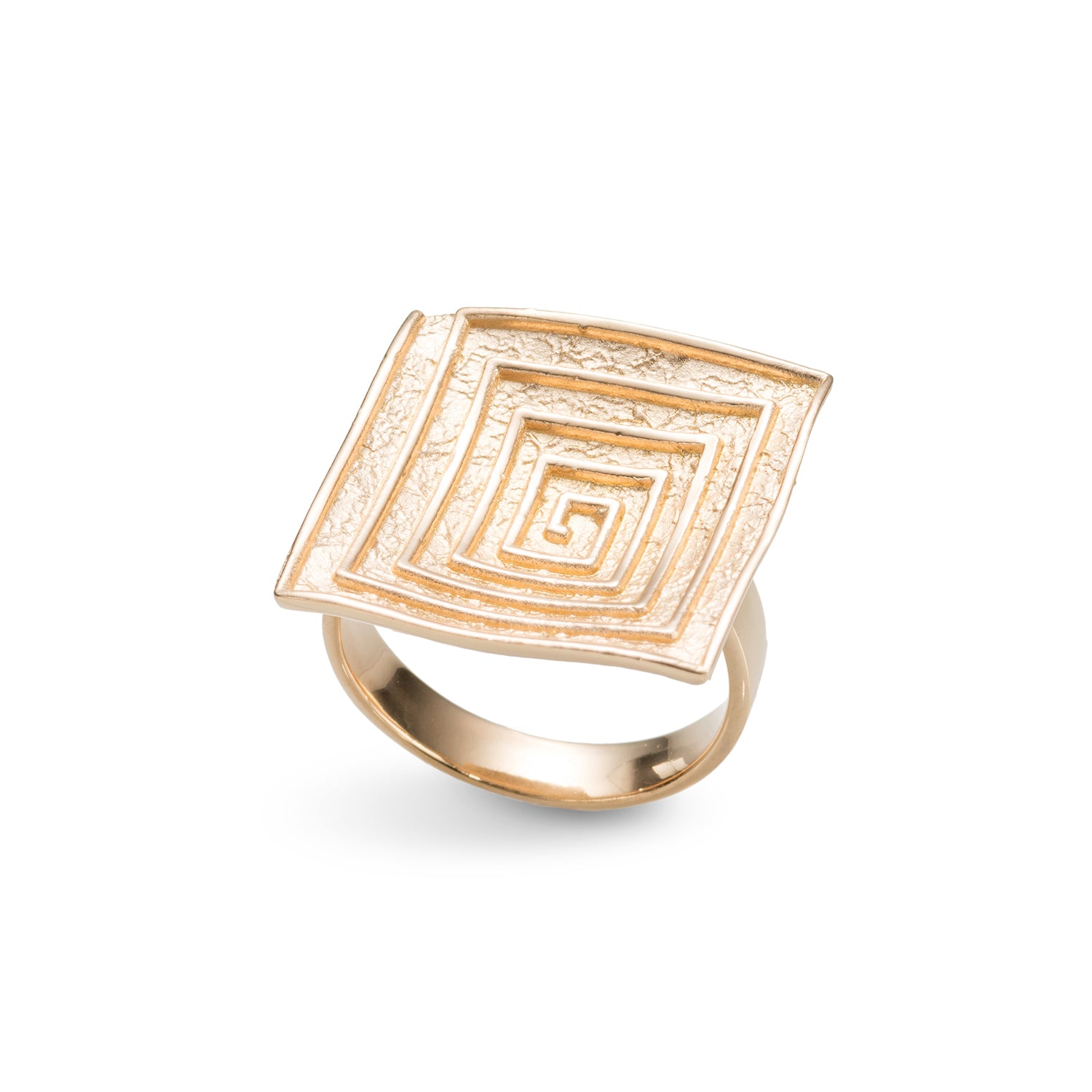 Δαχτυλίδι Terra από επιχρυσωμένο ασήμι 925° Εικόνα 1