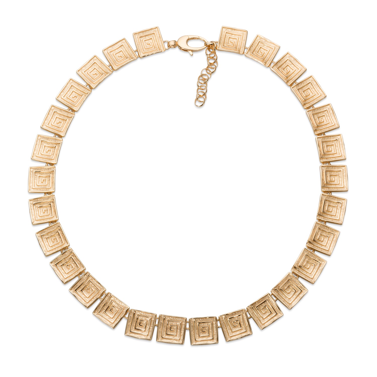 Κολιέ Terra από επιχρυσωμένο ασήμι 925° Εικόνα 1