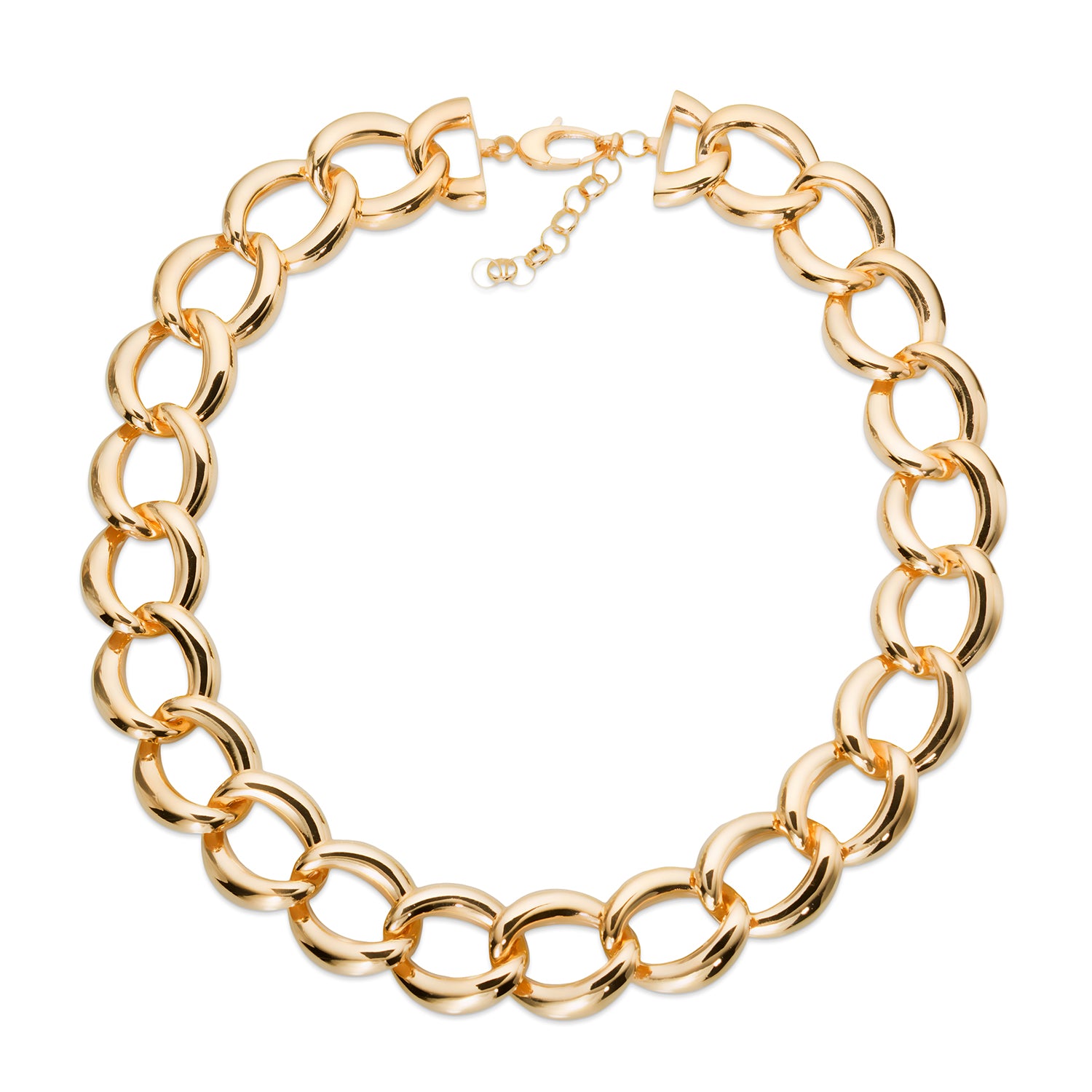 Κολιέ Reflections από επιχρυσωμένο ασήμι 925° Εικόνα 1