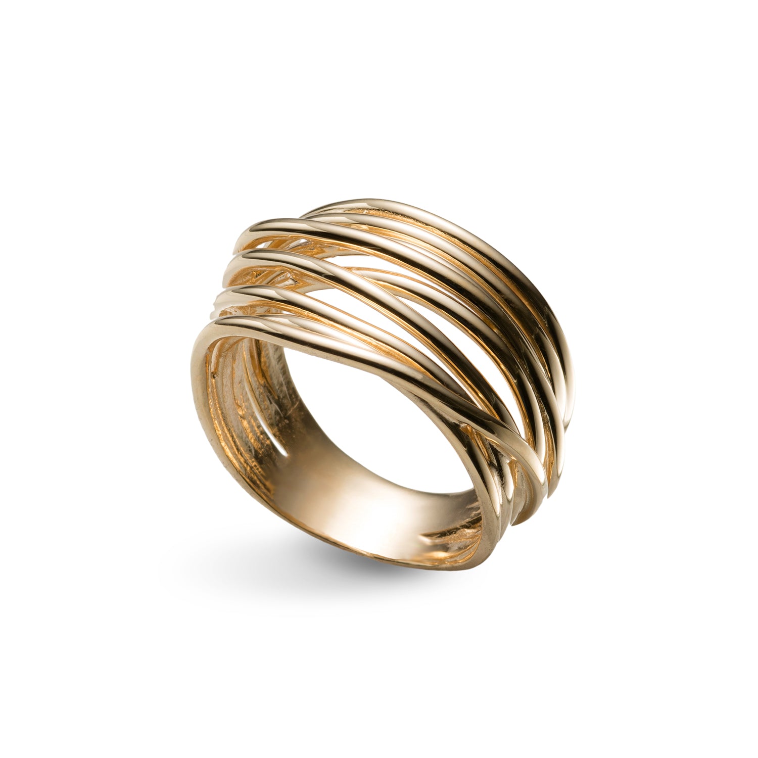 Δαχτυλίδι Reflections από επιχρυσωμένο ασήμι 925° Εικόνα 1