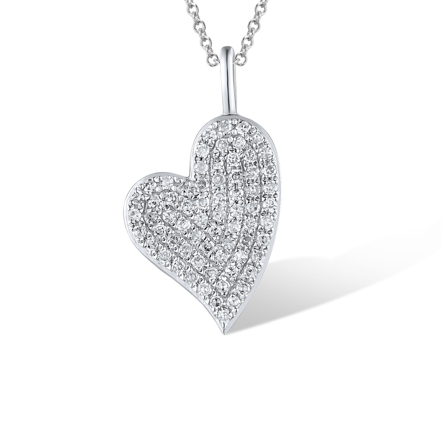 Μενταγιόν Diamonds από λευκό χρυσό 18K με διαμάντια μπριγιάν Εικόνα 1