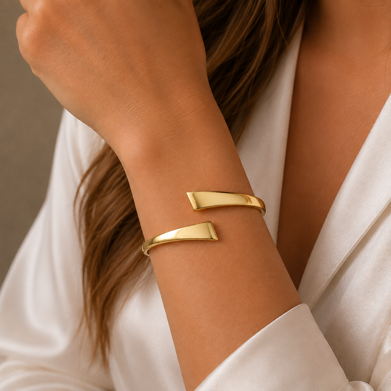 Βραχιόλι σταθερό Aurum από χρυσό 18K