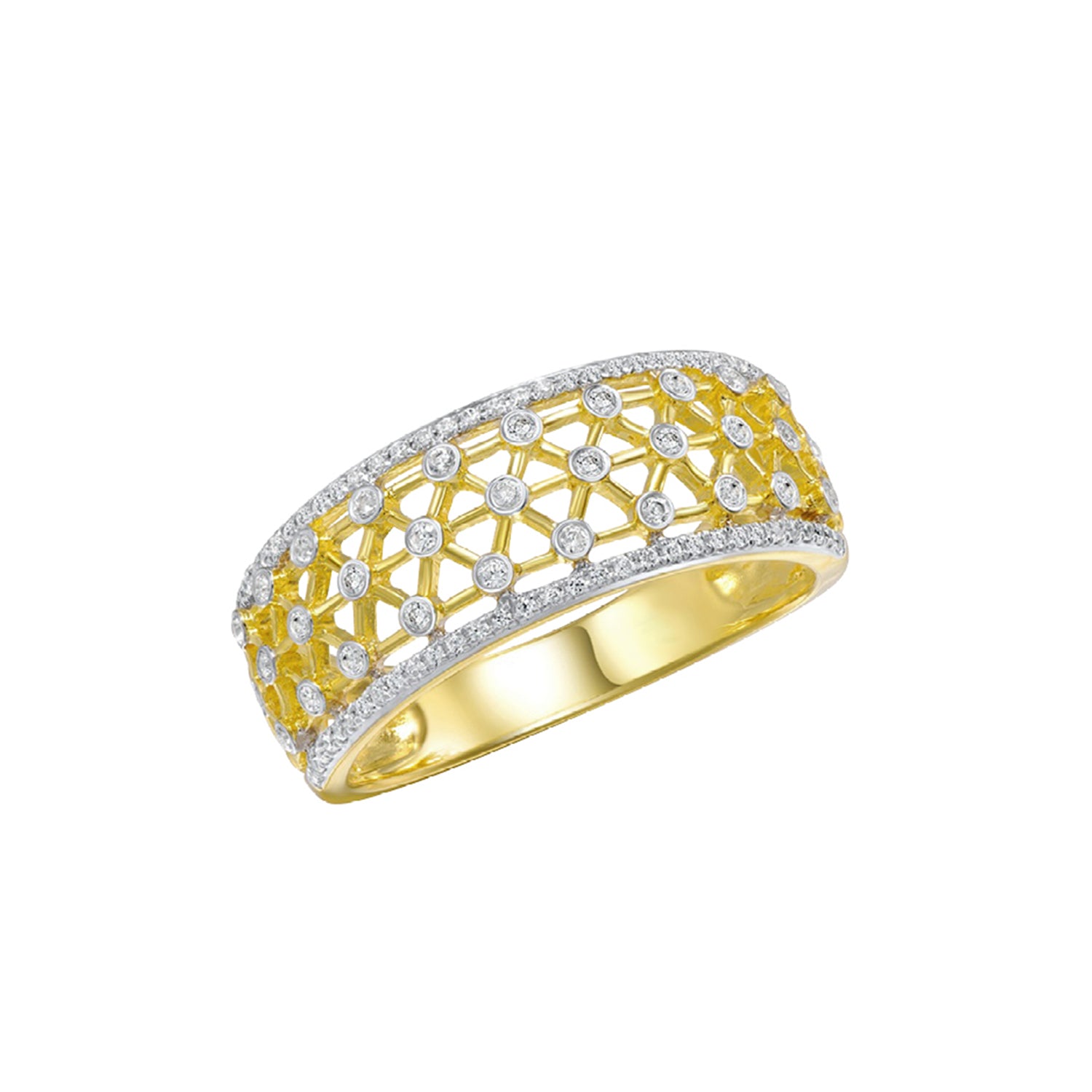 Δαχτυλίδι Arabesque από χρυσό 18K και διαμάντια μπριγιάν