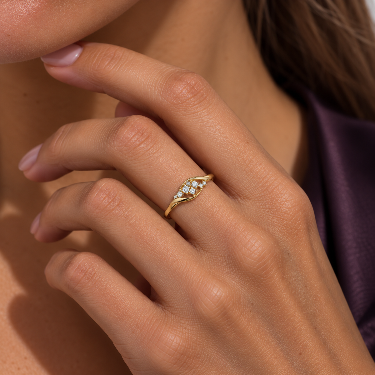 Δαχτυλίδι Diamonds από χρυσό 18K με διαμάντια μπριγιάν