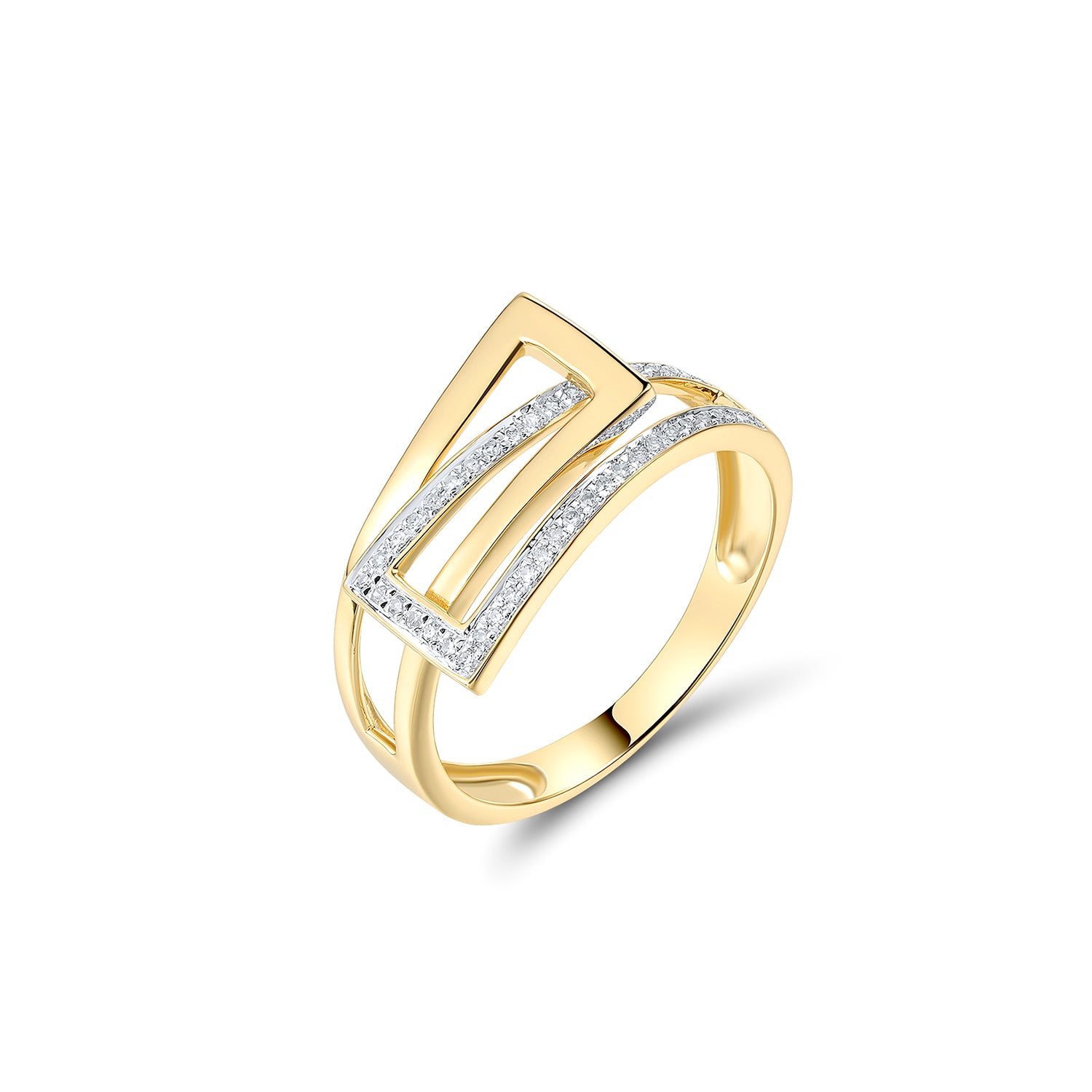 Δαχτυλίδι Diamonds από χρυσό 18K με διαμάντια μπριγιάν