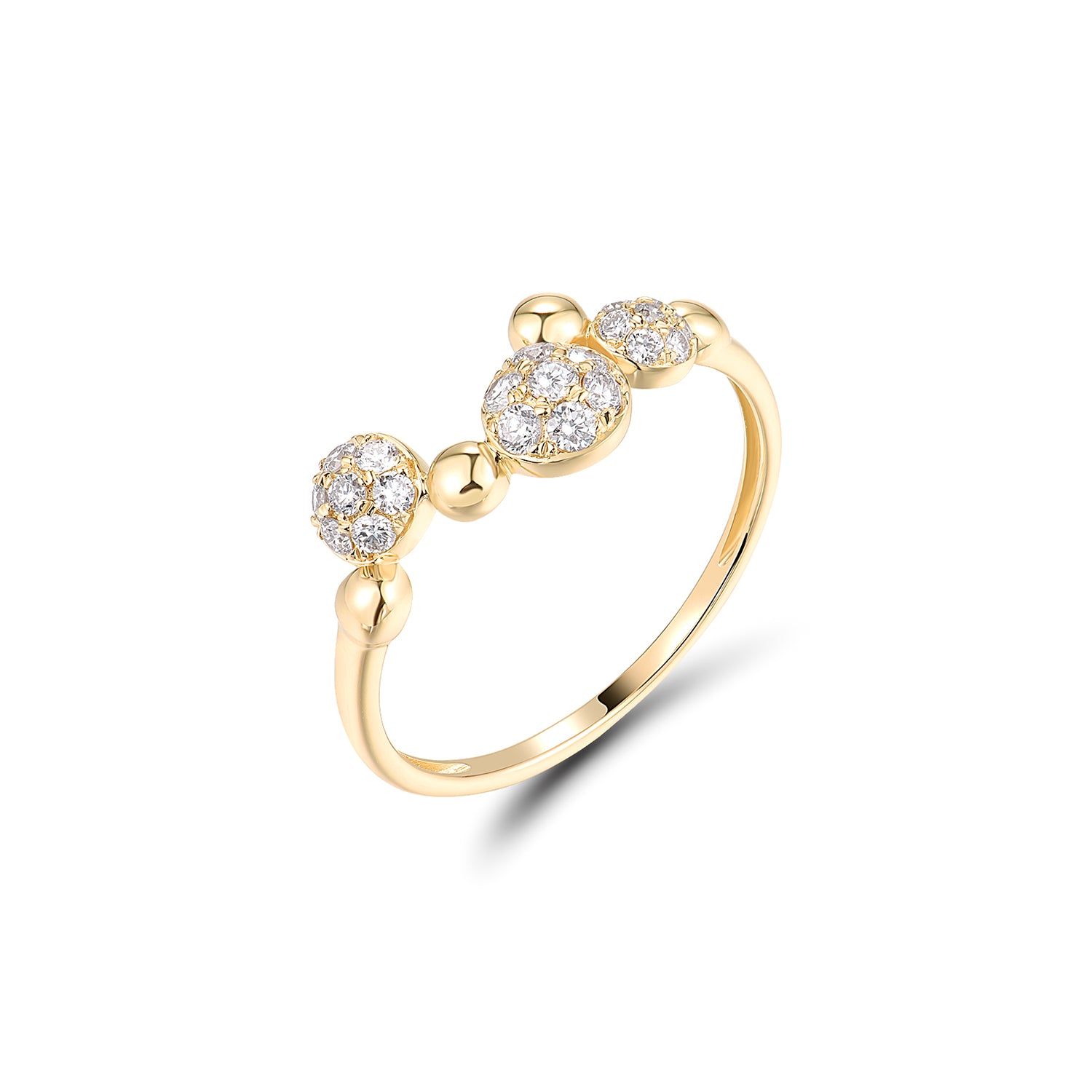 Δαχτυλίδι Diamonds από χρυσό 18K με διαμάντια μπριγιάν