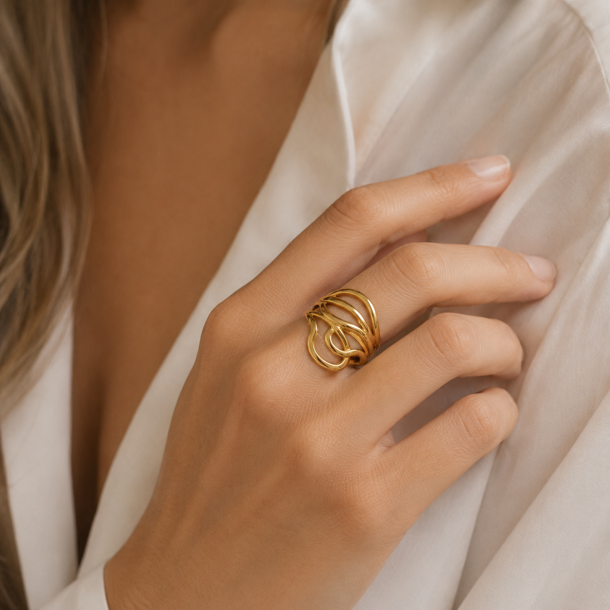 Δαχτυλίδι Aurum από χρυσό 18K
