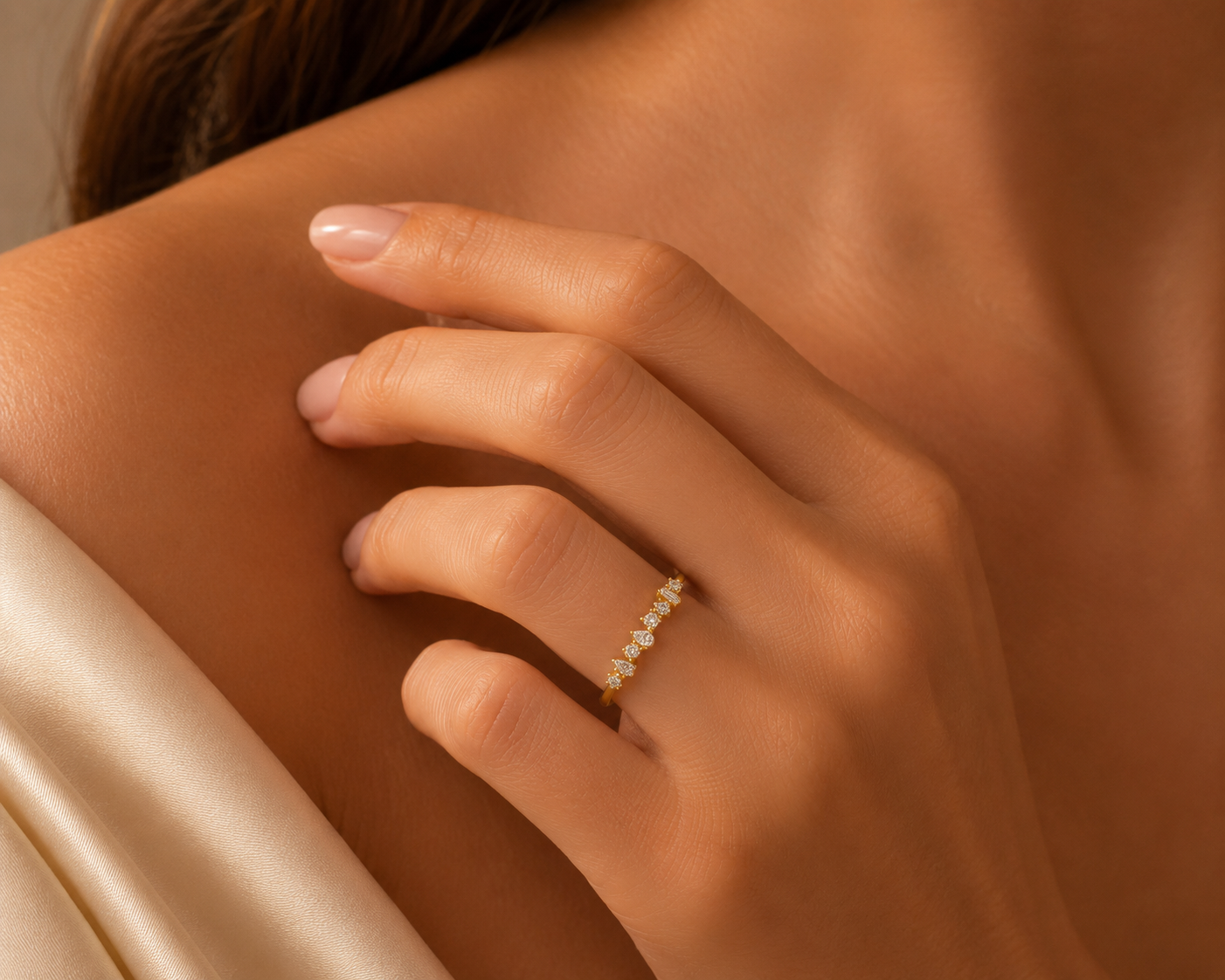 Δαχτυλίδι Diamonds από χρυσό 18K με διαμάντια μπριγιάν