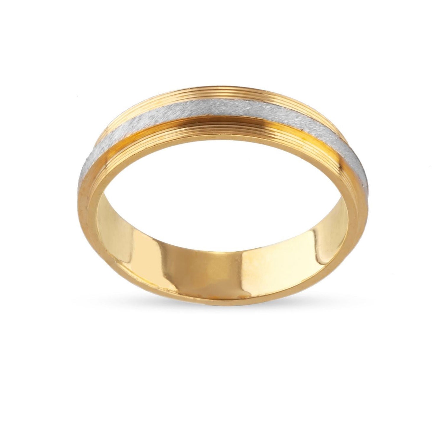 Βέρα από χρυσό και λευκό χρυσό