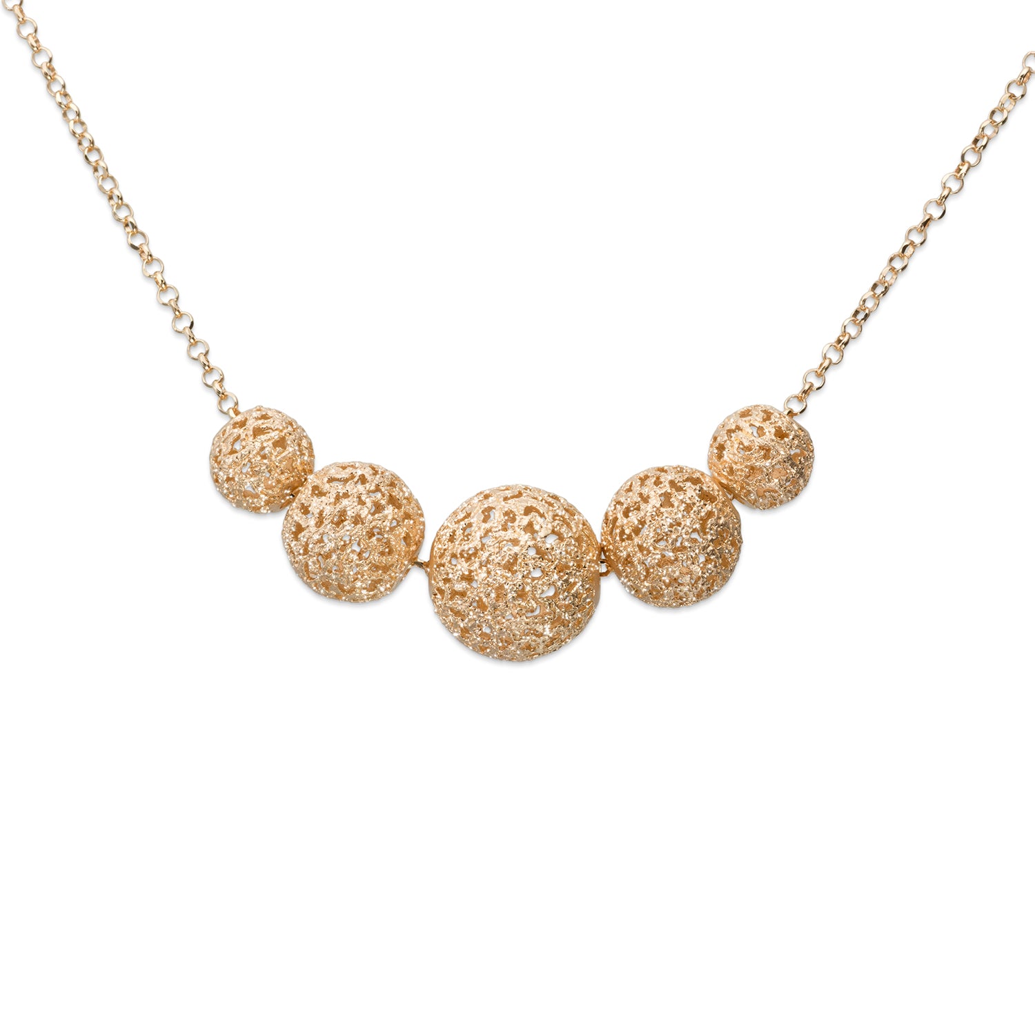 Κολιε Terra επιχρυσωμένο ασήμι 925°