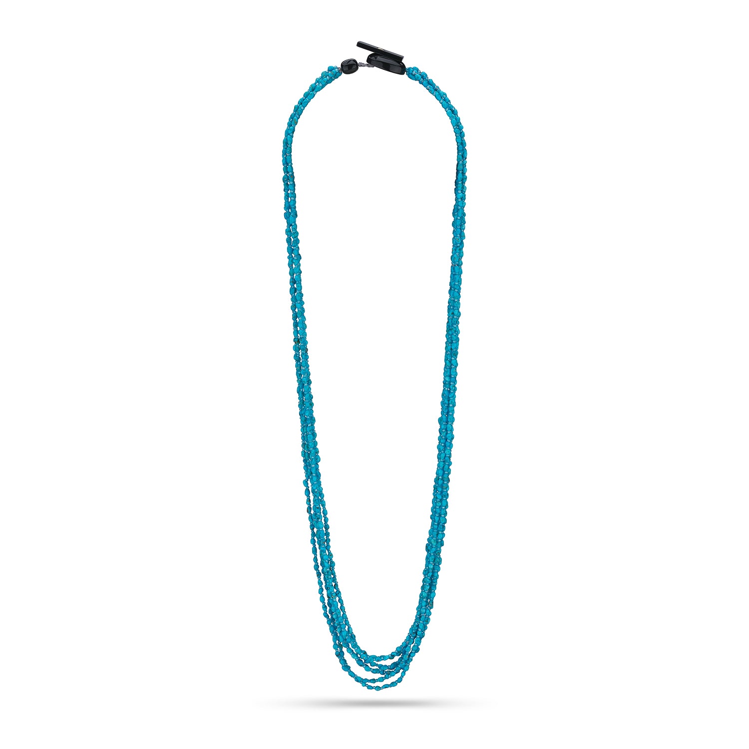 Κολιέ Rio απο τιρκουάζ,sky ζιργκόν και βακελίτη