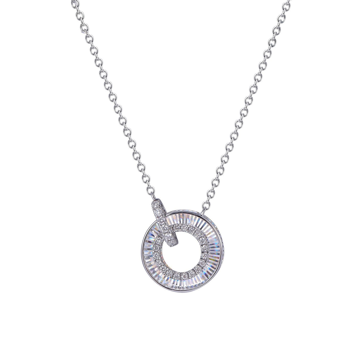 Κολιέ Diamonds από λευκό χρυσό 18K με διαμάντια μπριγιάν