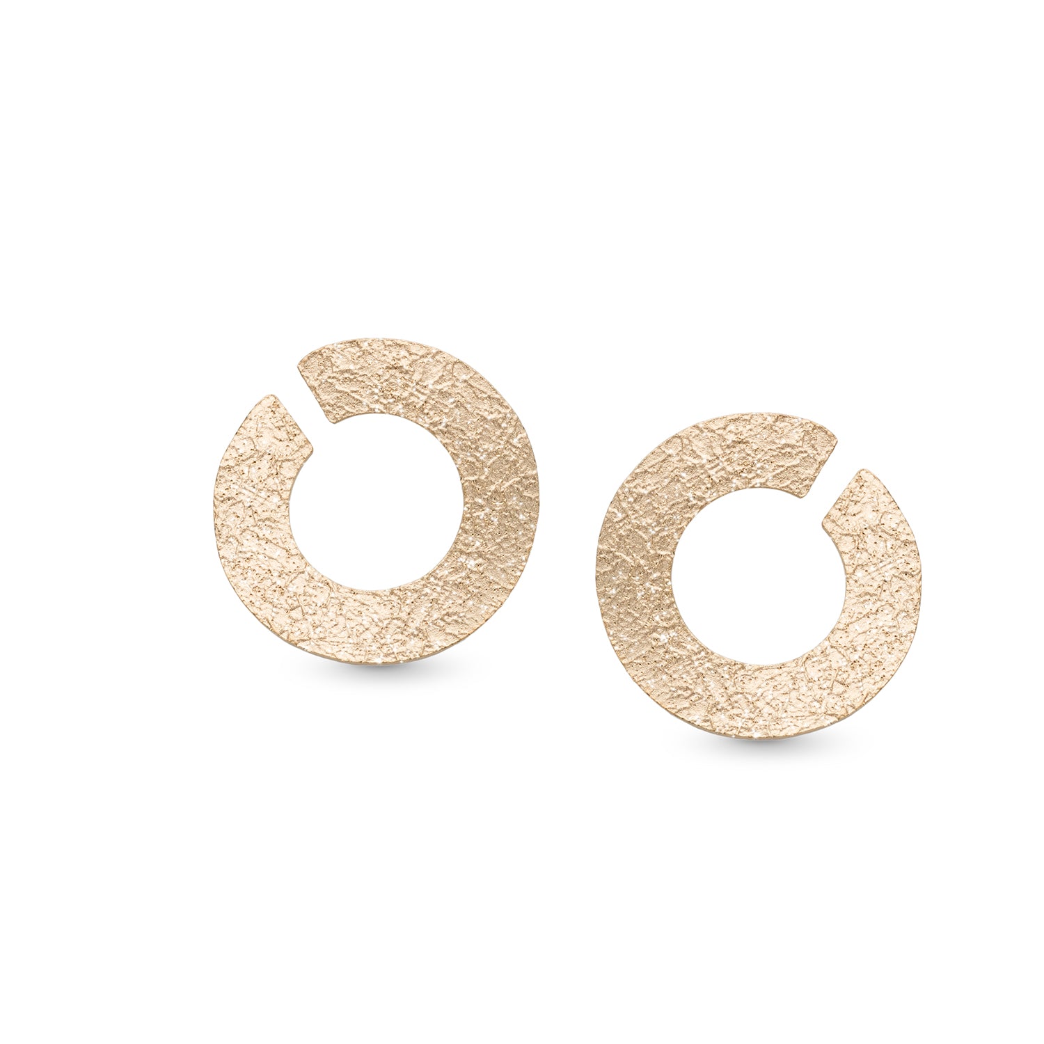 Σκουλαρίκια Terra από επιχρυσωμένο ασήμι 925°