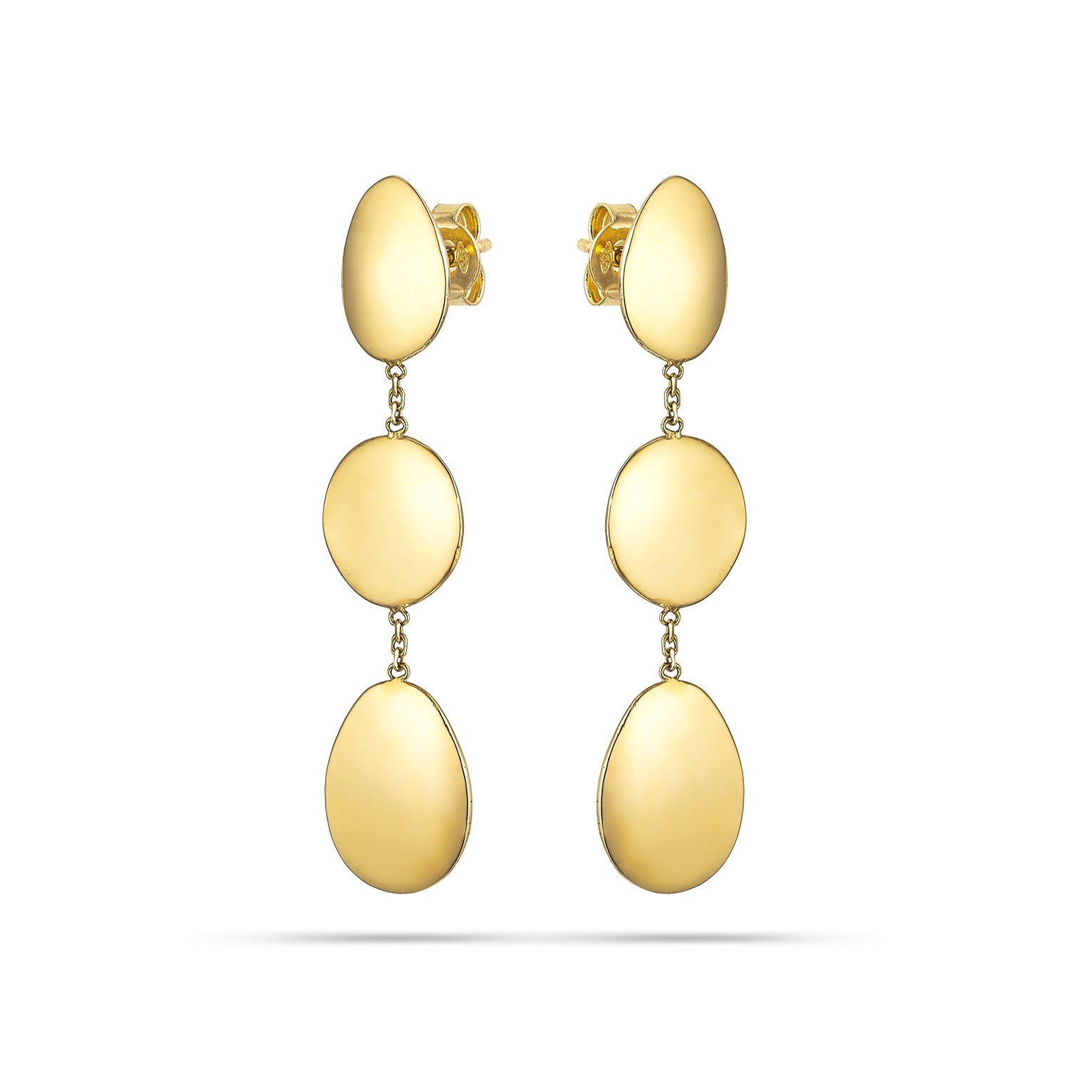 Σκουλαρίκια Aurum από χρυσό 18Κ