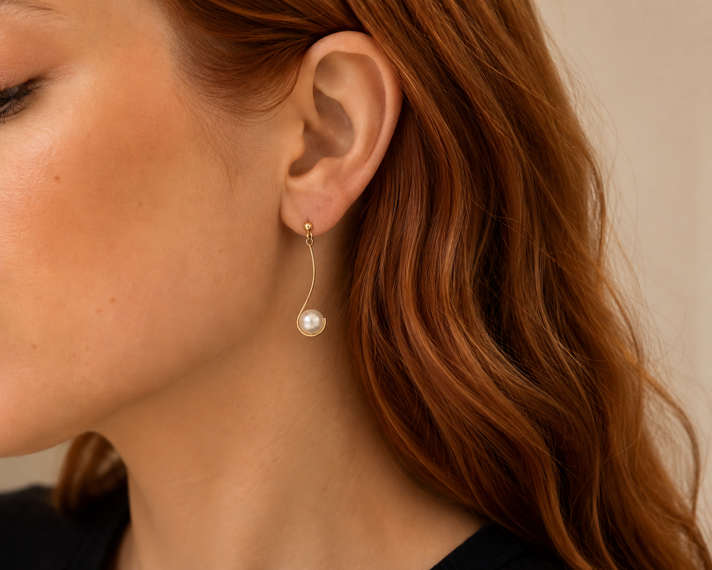 Σκουλαρίκια Pearls από χρυσό 18K με freshwater pearls