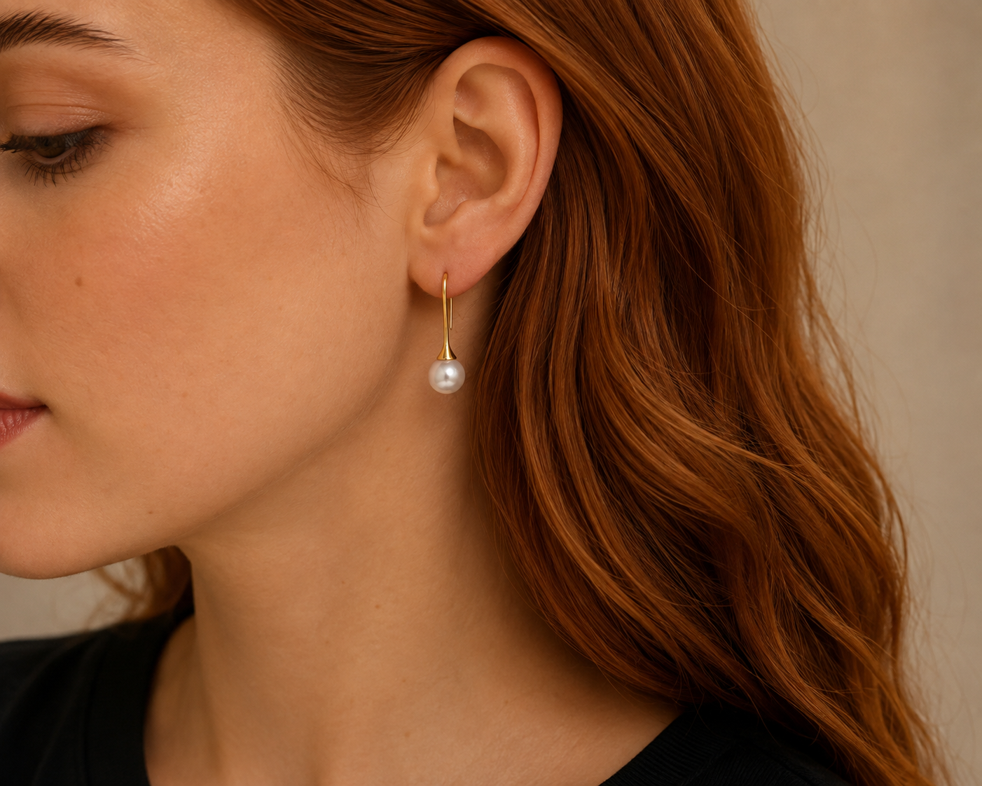 Σκουλαρίκια Pearls από χρυσό 18K με freshwater pearls