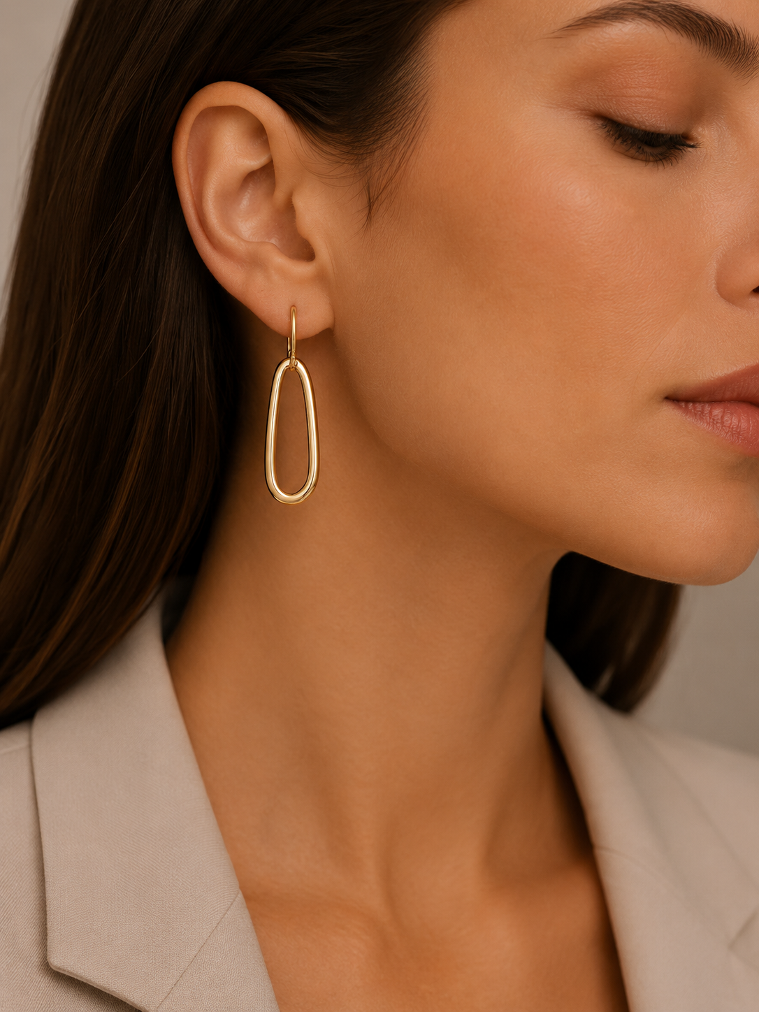 Σκουλαρίκια Aurum από χρυσό 18K