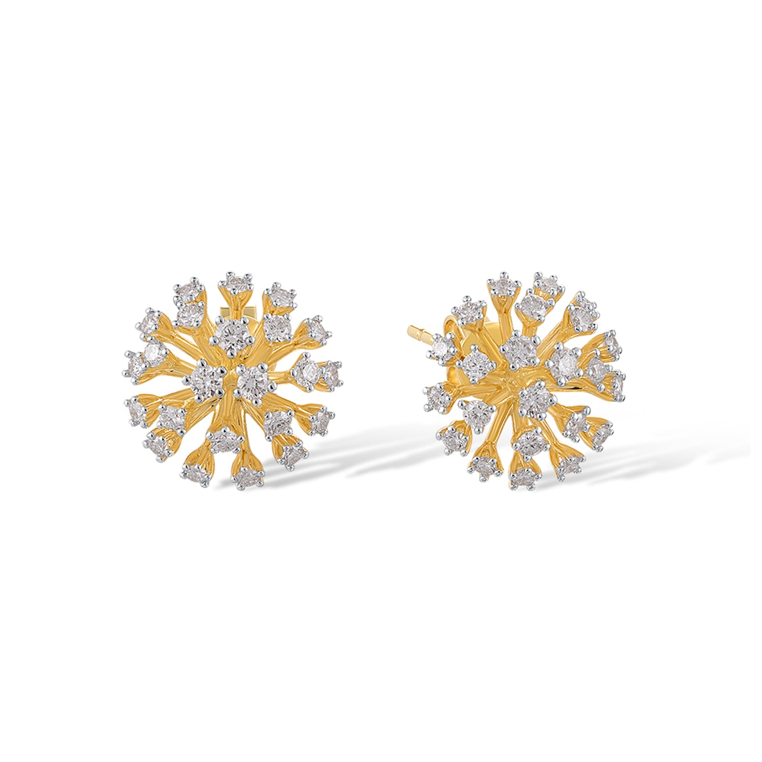 Σκουλαρίκια Diamonds από χρυσό 14K με διαμάντια μπριγιάν