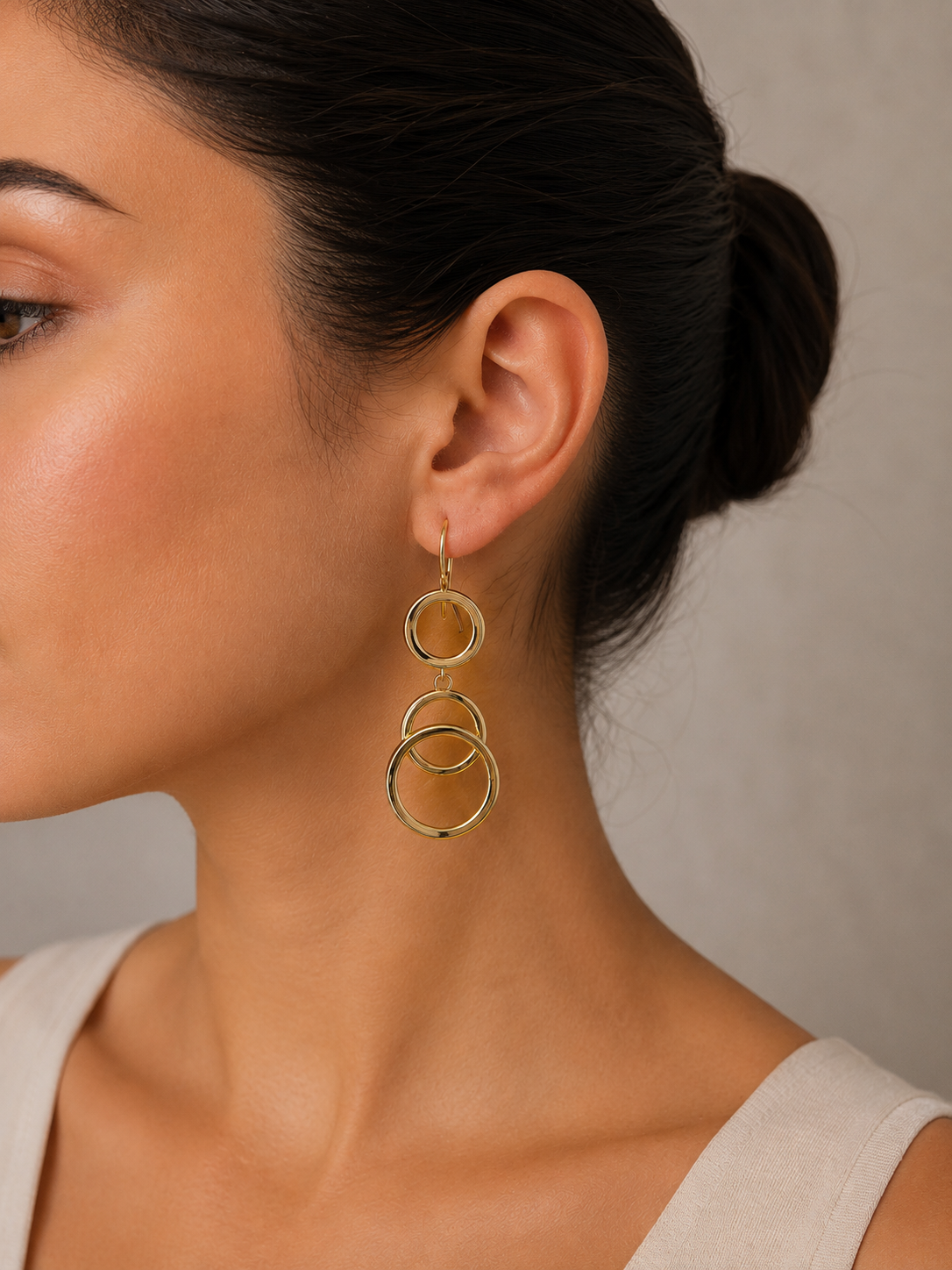 Σκουλαρίκια Aurum από χρυσό 18K