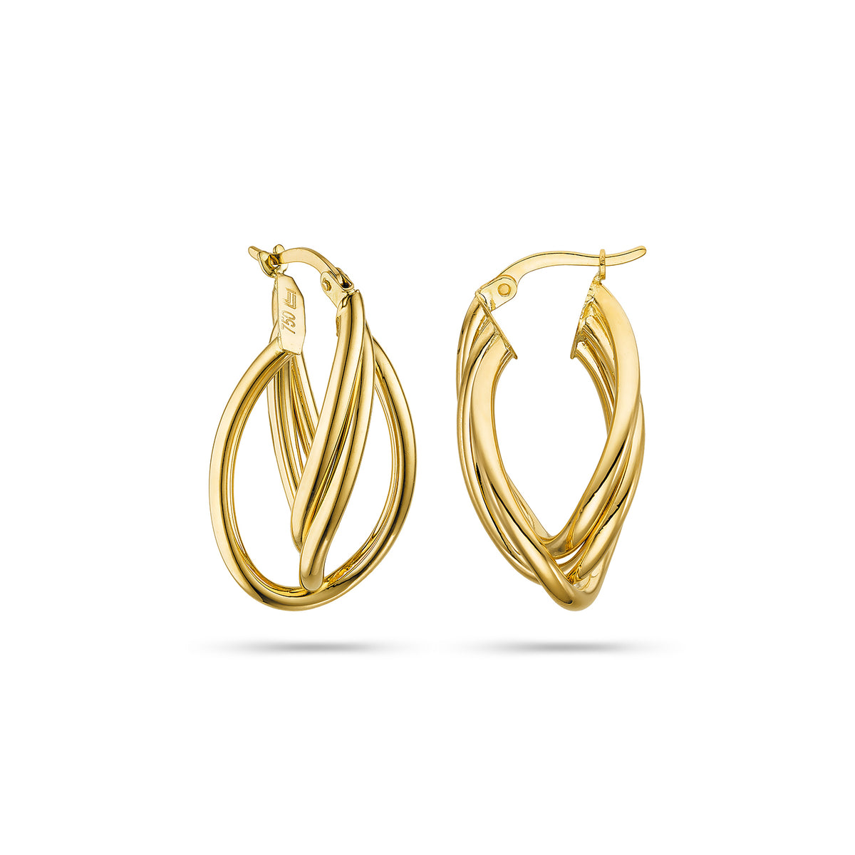 Σκουλαρίκια Aurum από χρυσό 18K