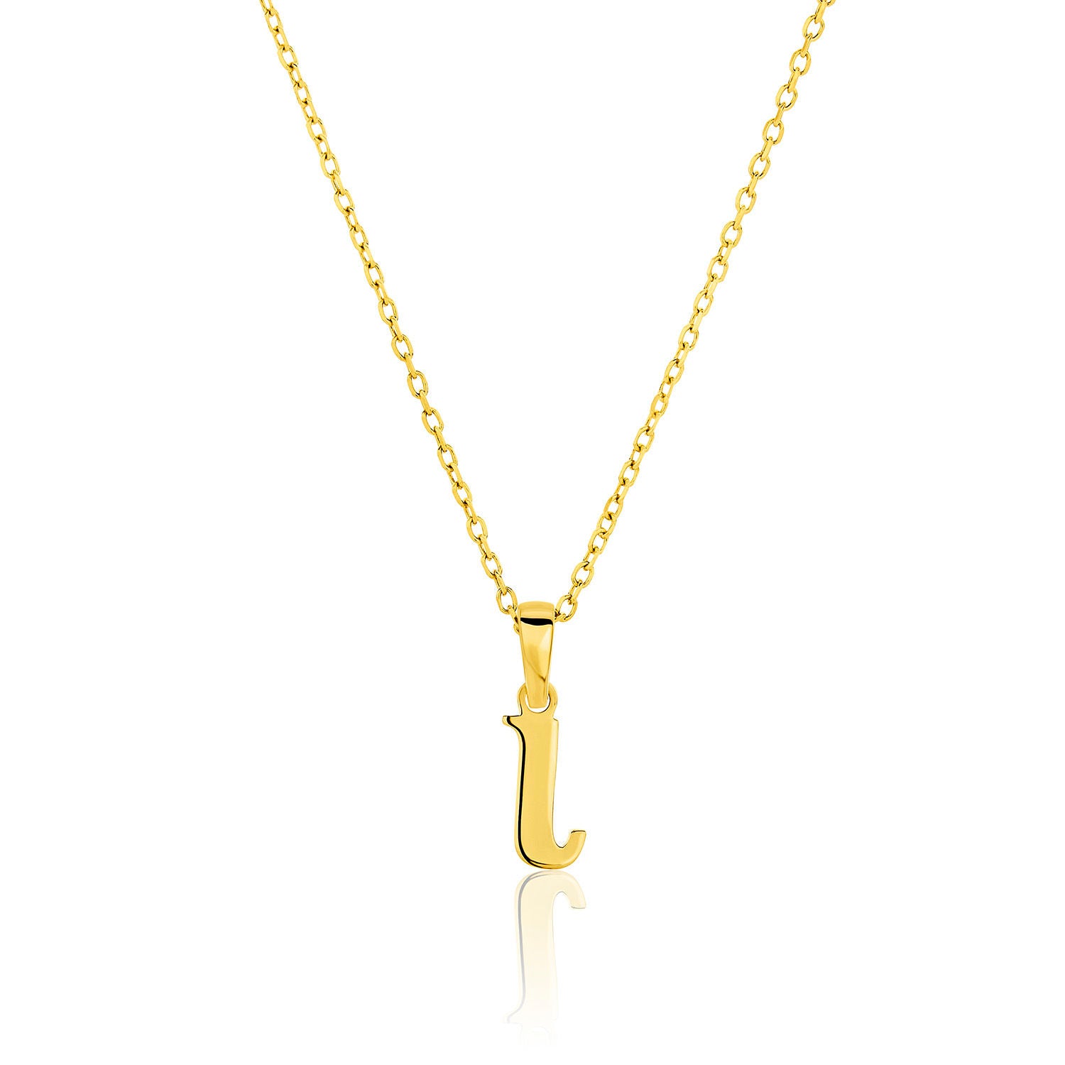 Μενταγιόν Alphabet γράμμα ''ι'' από χρυσό 18Κ Εικόνα 1