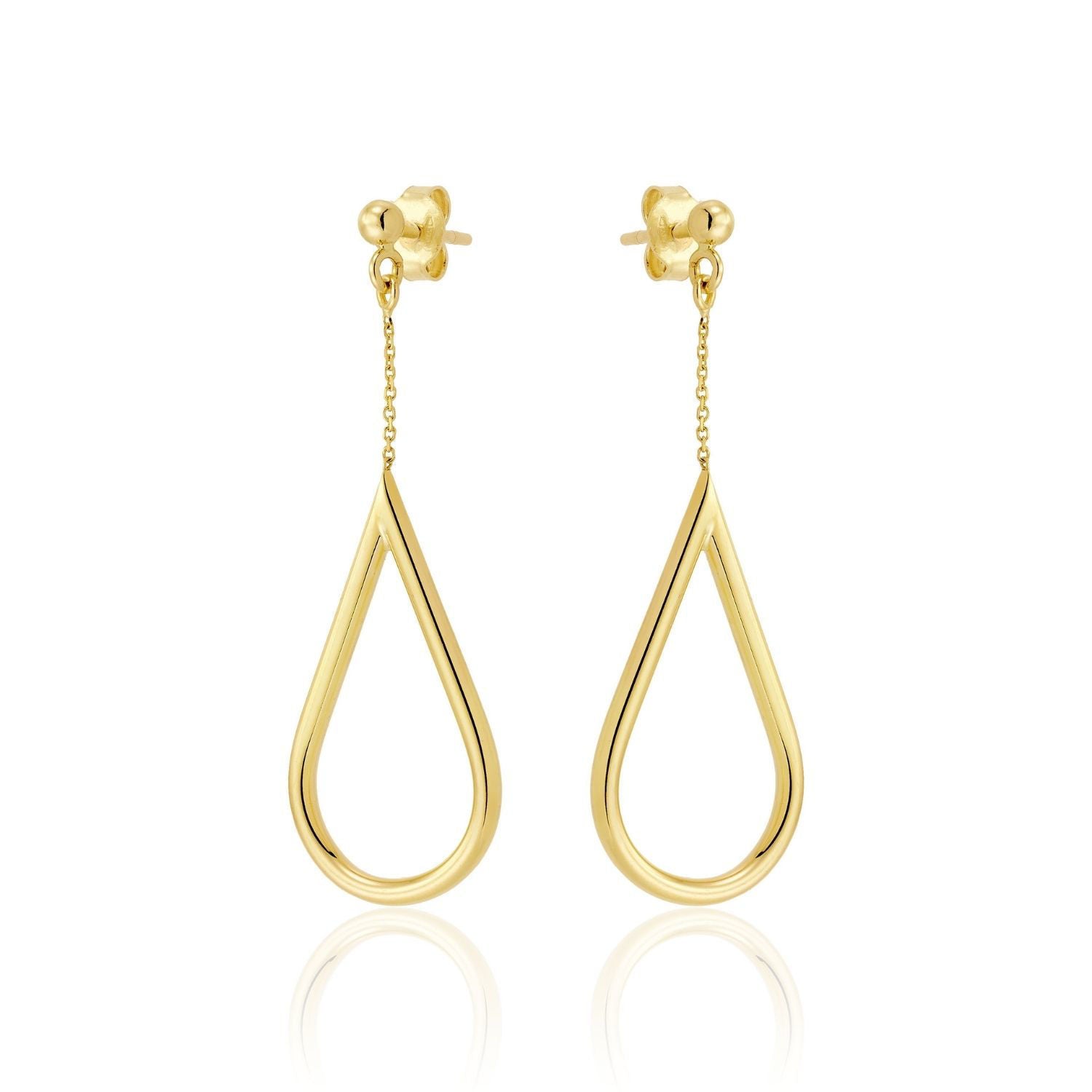 Σκουλαρίκια Aurum από χρυσό 18Κ Εικόνα 1