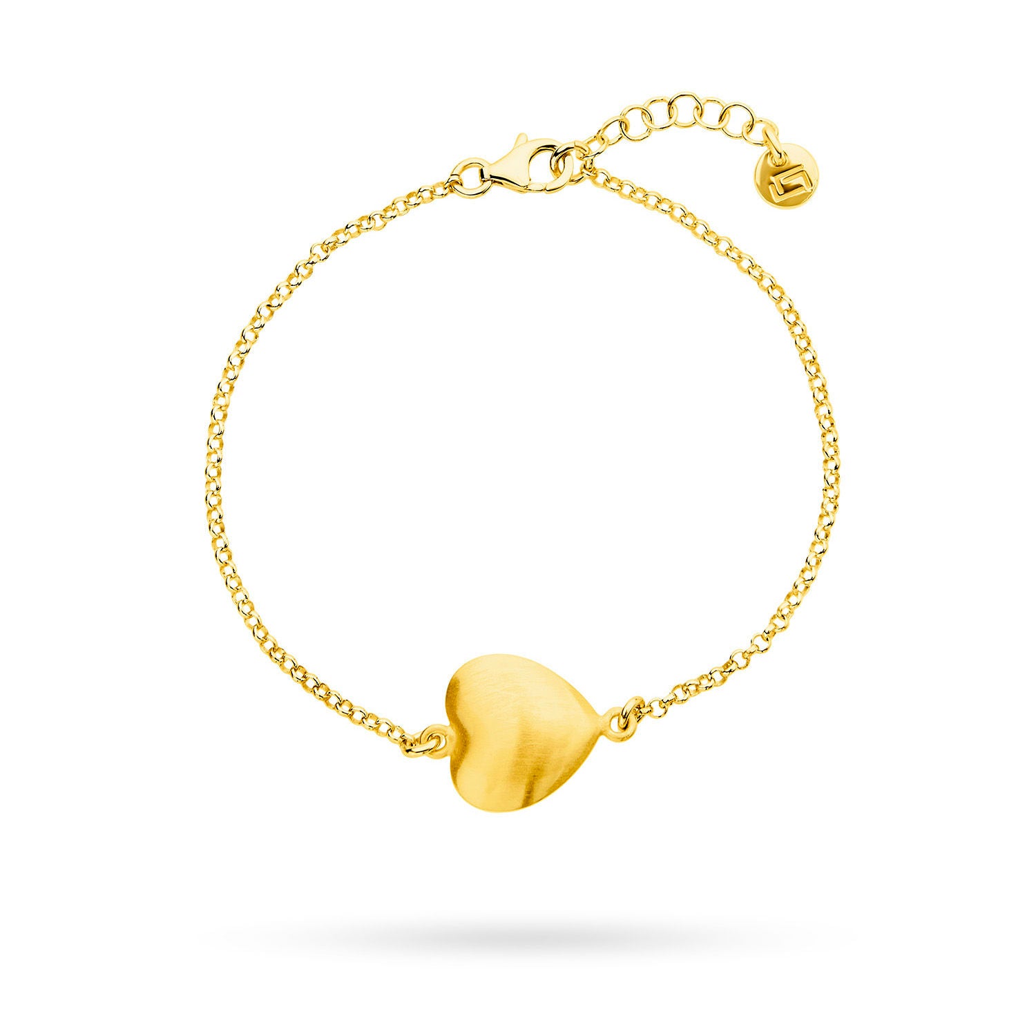 Βραχιόλι Roma Καρδιά από επιχρυσωμένο ασήμι 925° Εικόνα 1