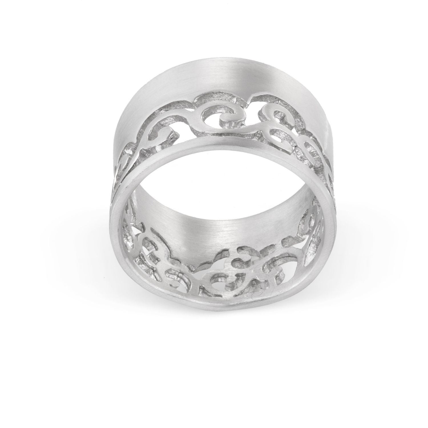 Δαχτυλίδι Arabesque από επιροδιωμένο ασήμι 925° Εικόνα 2