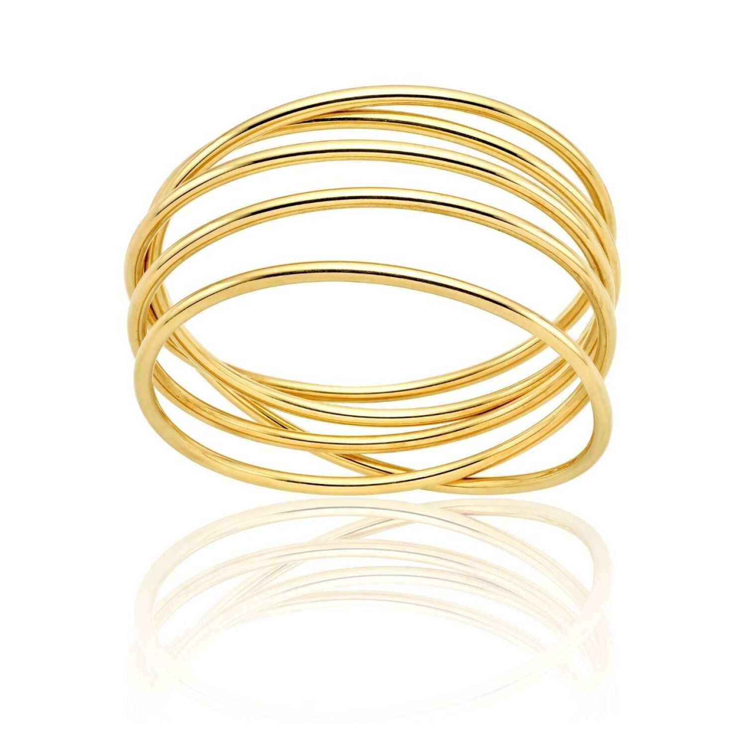 Βραχιόλι Reflections από επιχρυσωμένο ασήμι 925° Εικόνα 1