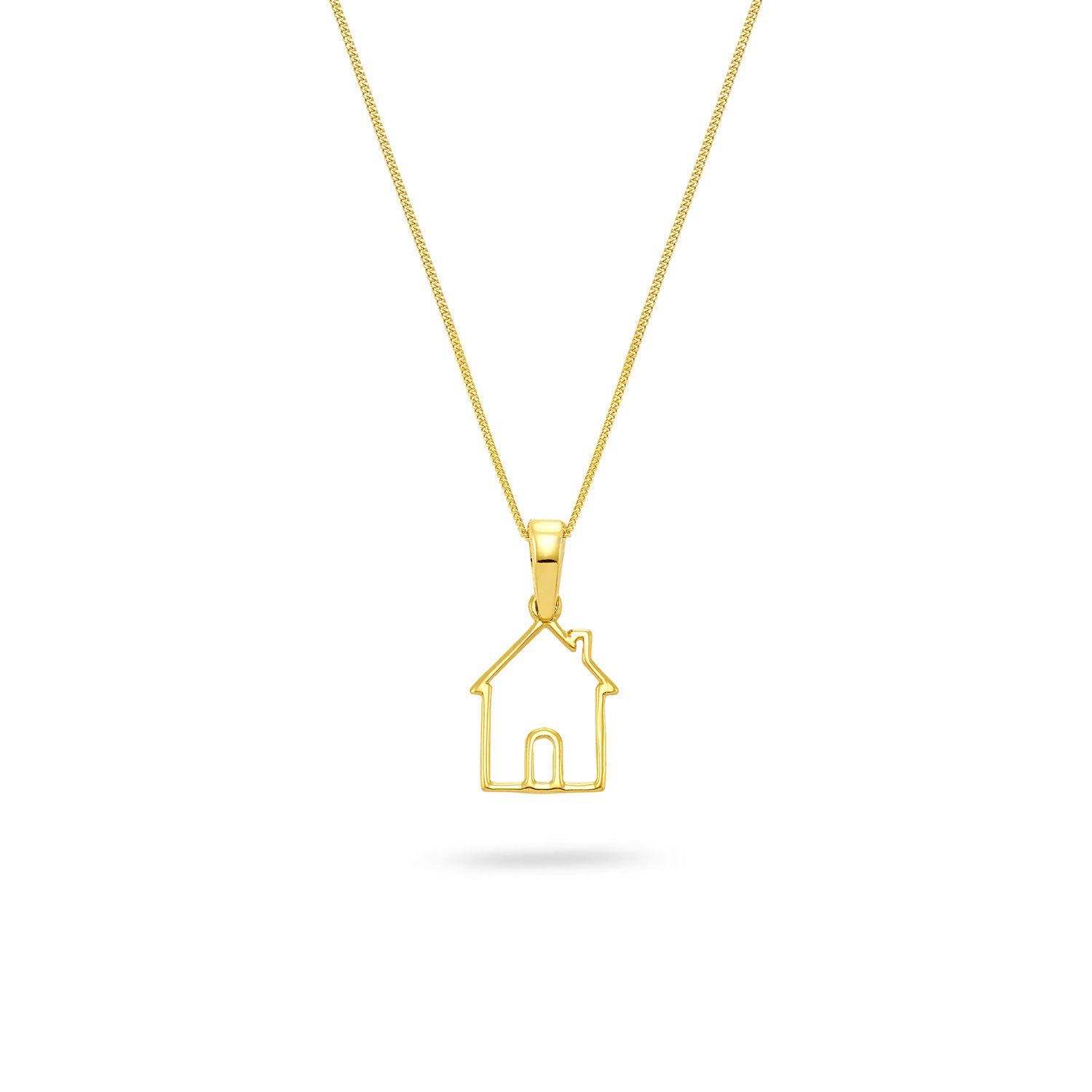 Μενταγιόν Symbols Happy House από χρυσό 18K Εικόνα 1