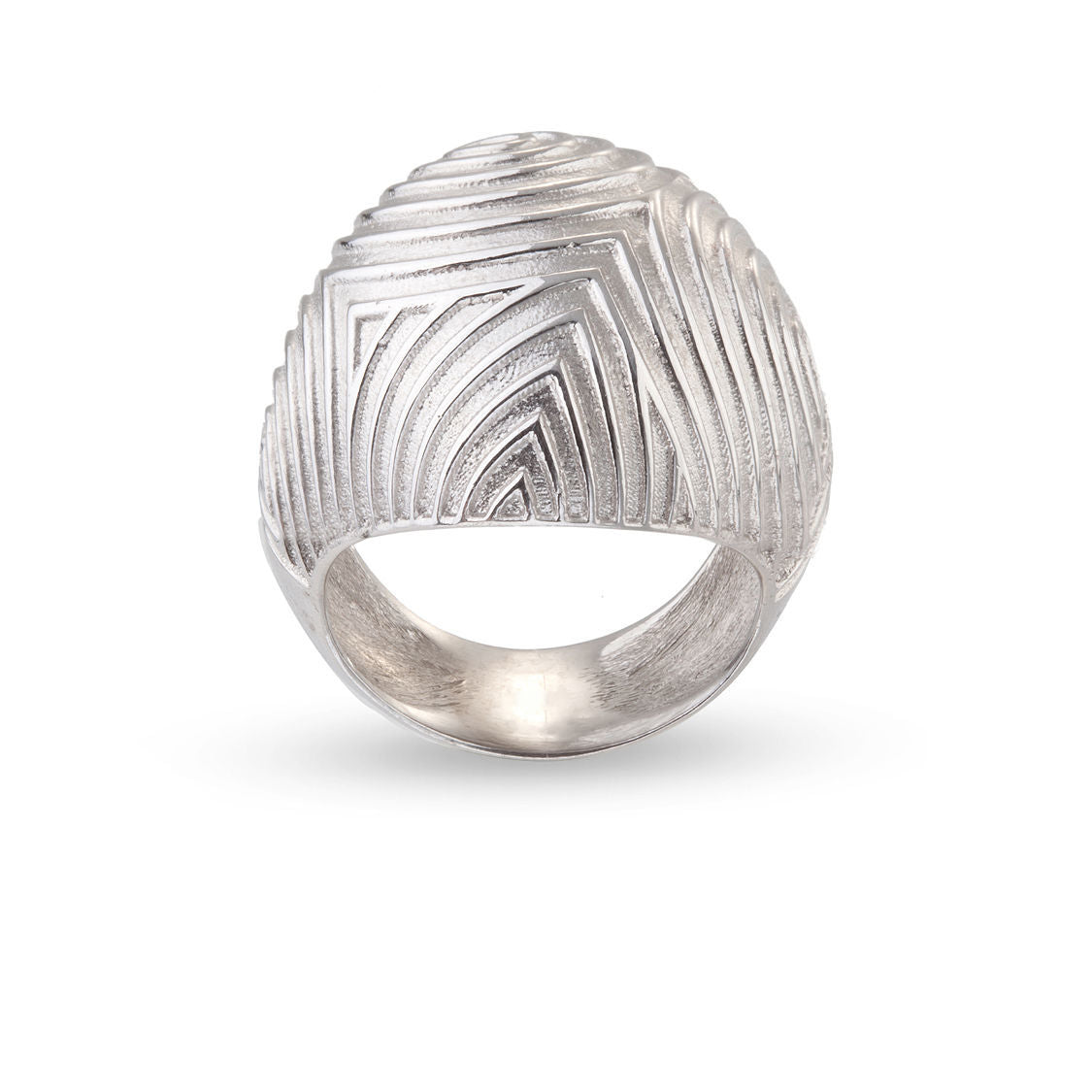 Δαχτυλίδι Mitos από επιροδιωμένο ασήμι 925° Εικόνα 2