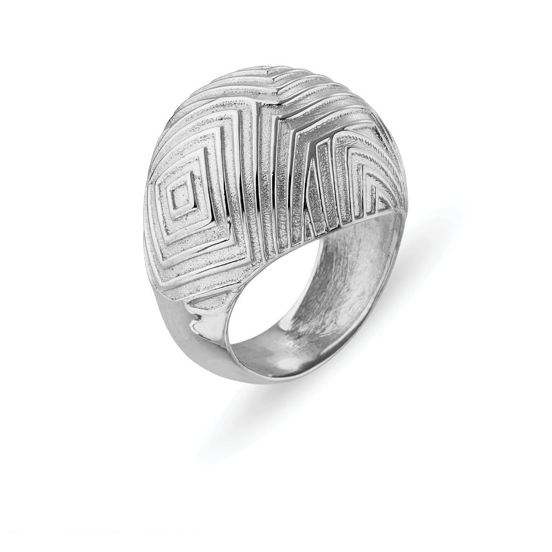 Δαχτυλίδι Mitos από επιροδιωμένο ασήμι 925° Εικόνα 1