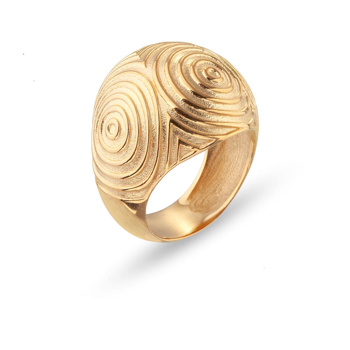 Δαχτυλίδι Mitos από επιχρυσωμένο ασήμι 925° Εικόνα 1