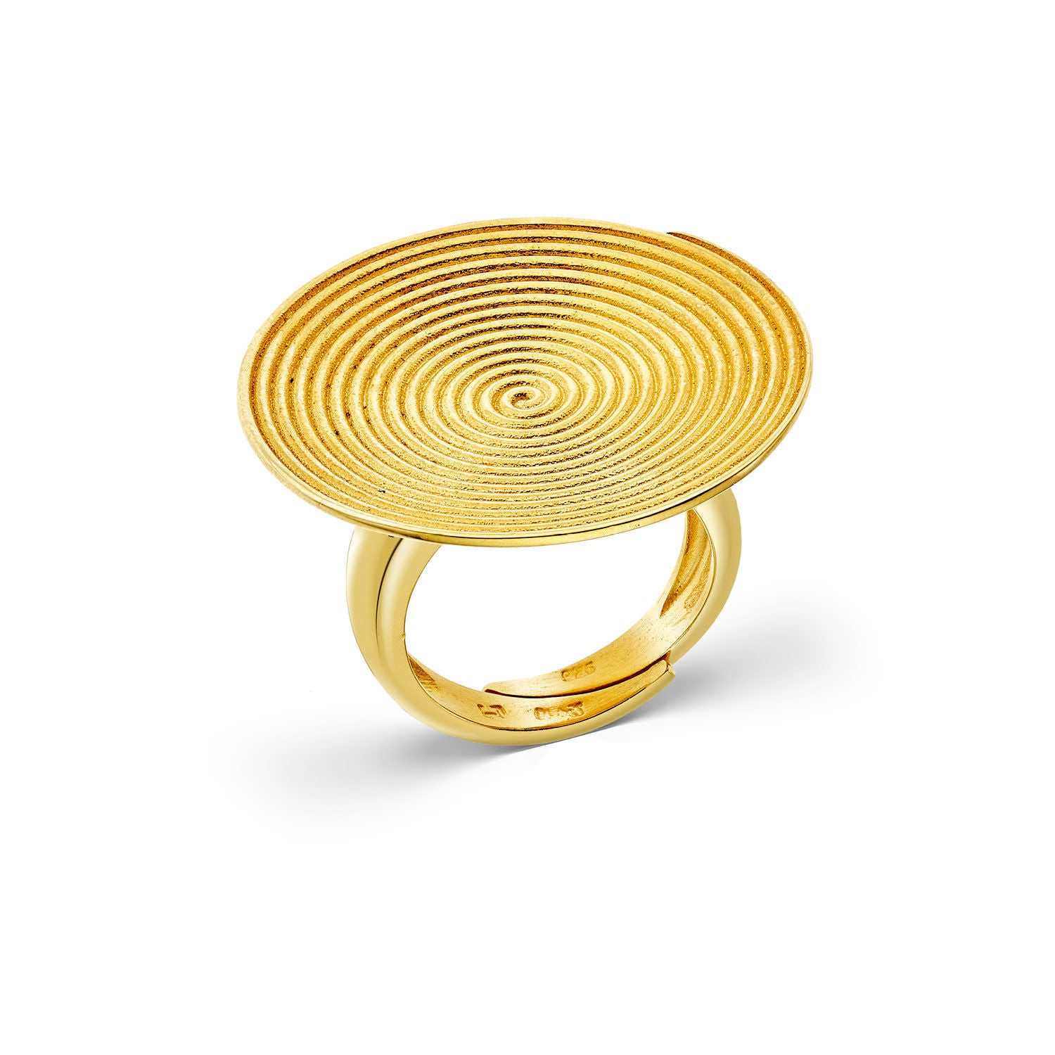 Δαχτυλίδι Mitos από επιχρυσωμένο ασήμι 925° Εικόνα 1