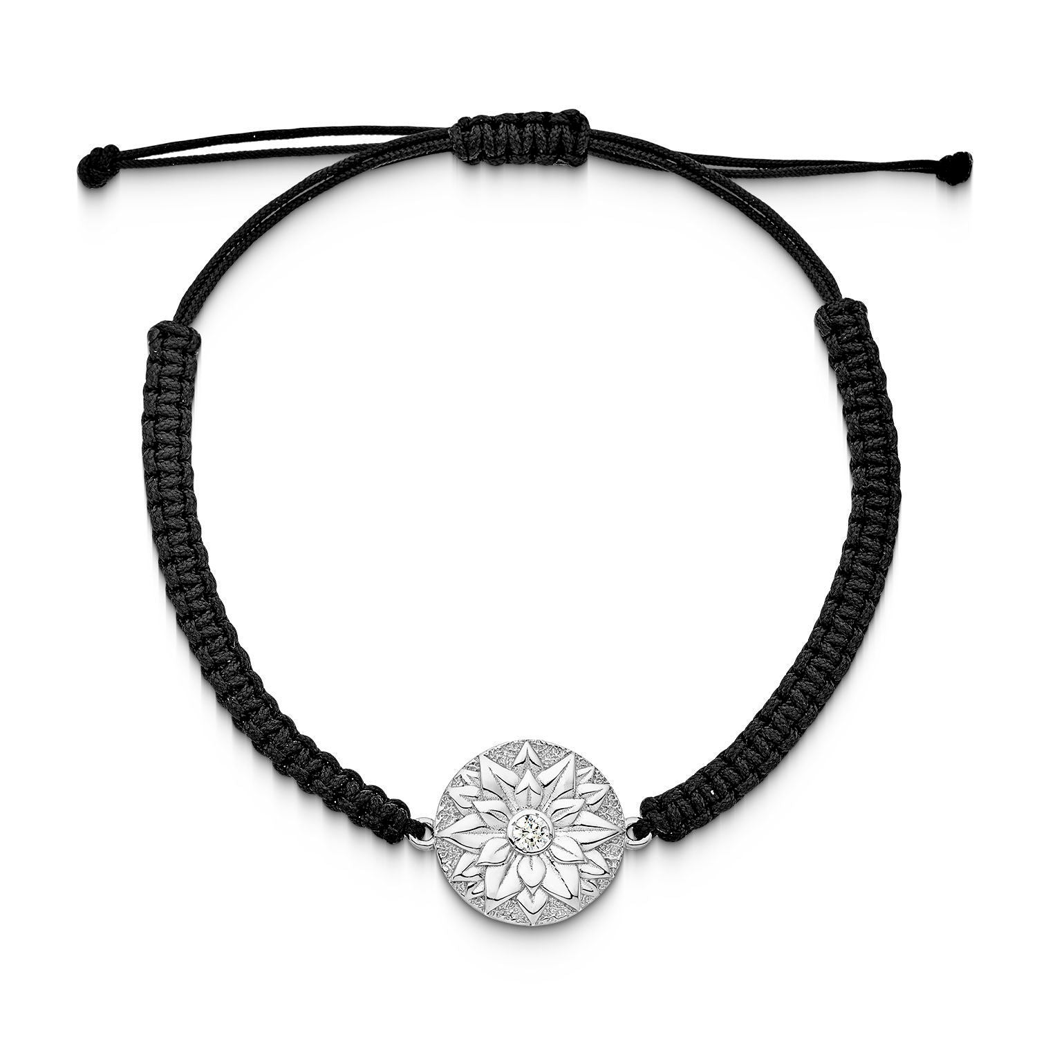 Βραχιόλι Blossom από επιροδιωμένο ασήμι 925° με ζιργκόν Εικόνα 1