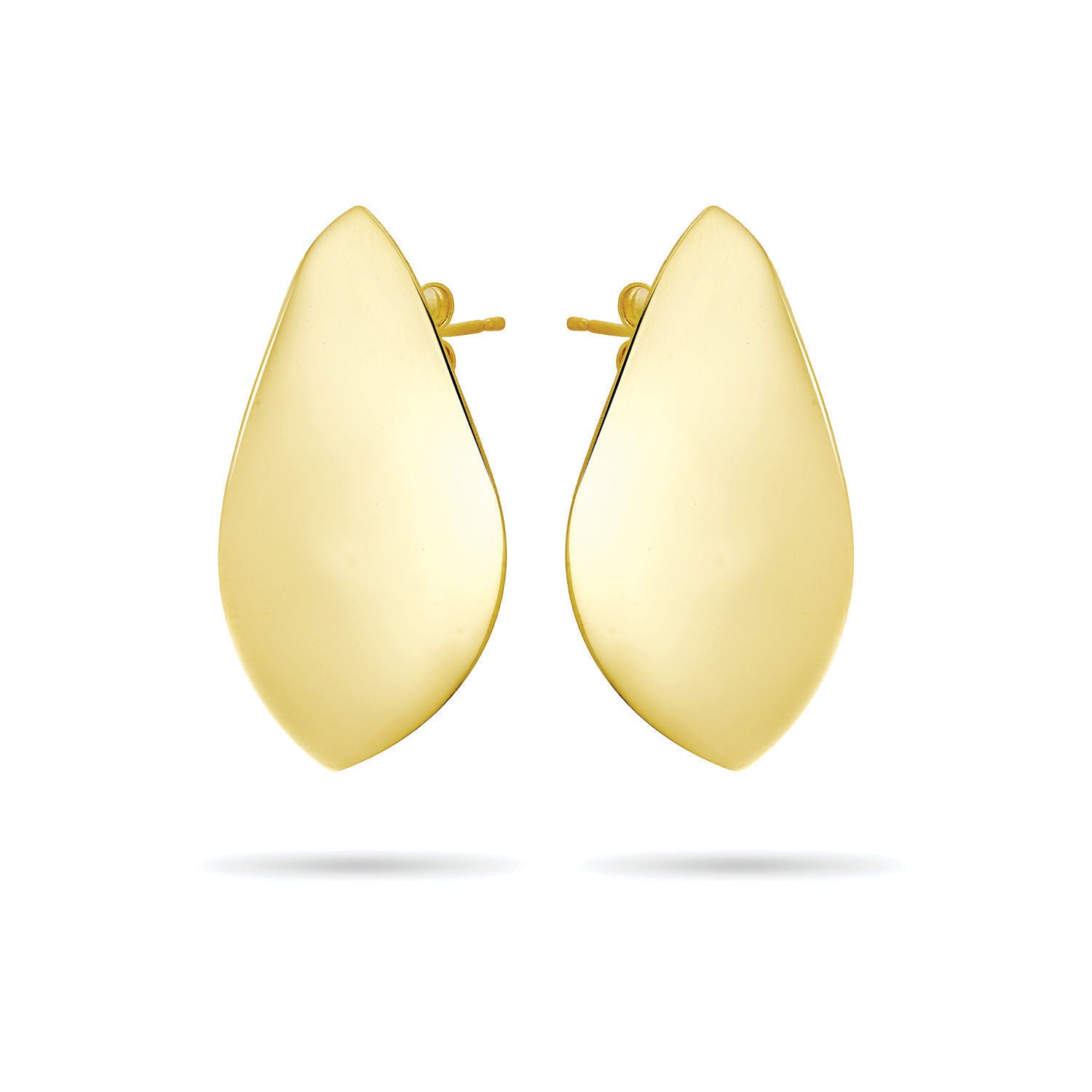 Σκουλαρίκια Reflections από επιχρυσωμένο ασήμι 925° Εικόνα 1