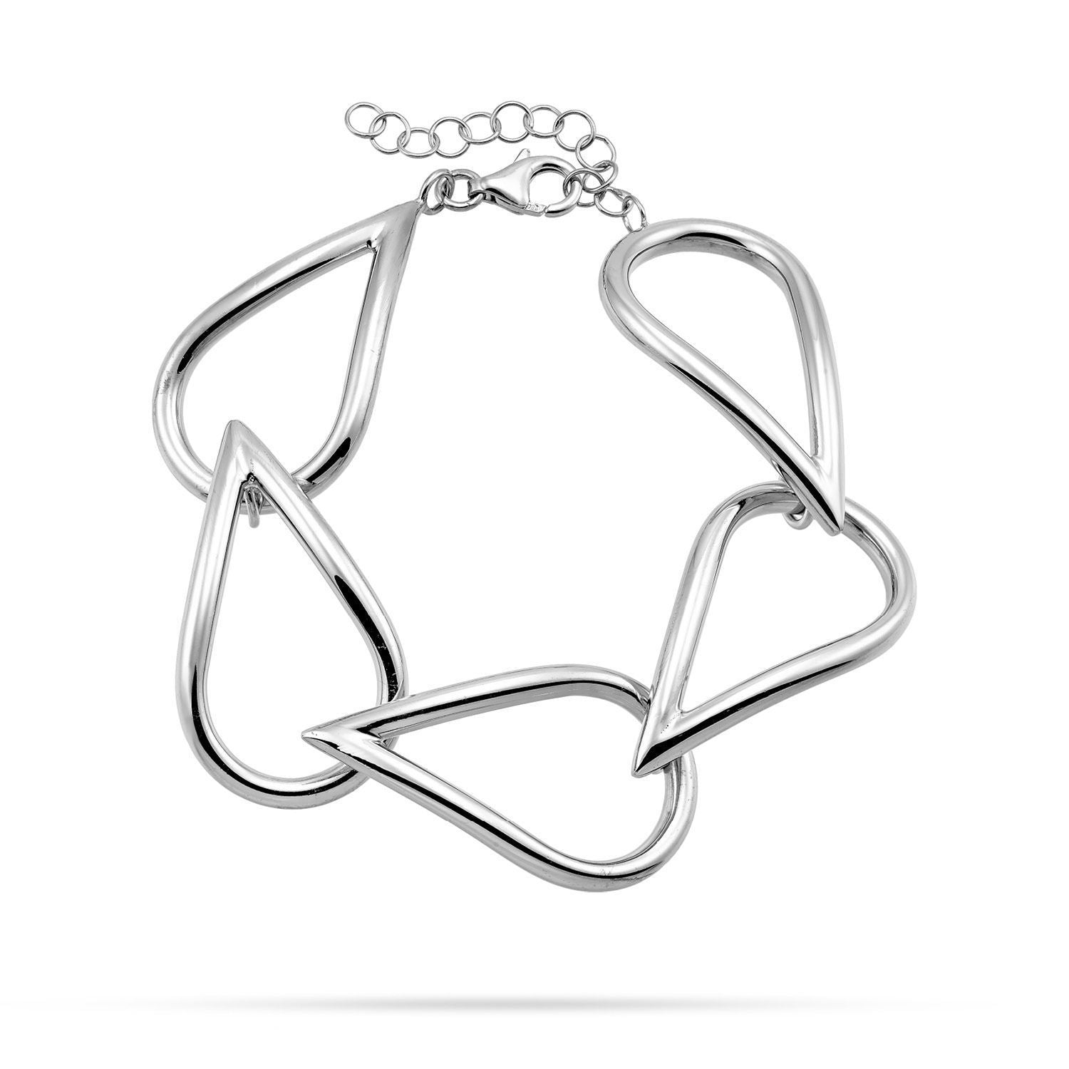 Βραχιόλι Reflections αλυσίδα από επιροδιωμένο ασήμι 925° Εικόνα 1