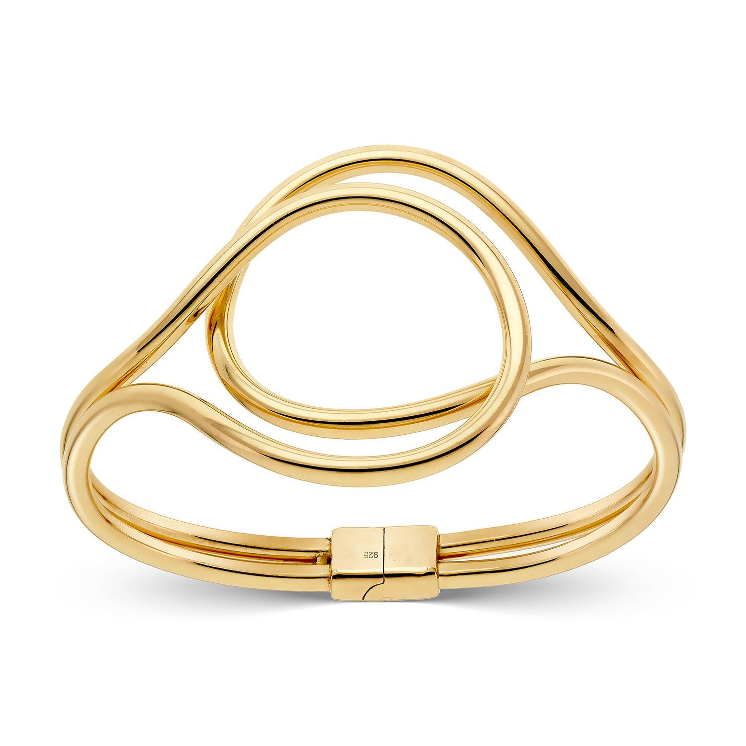 Βραχιόλι Reflections σταθερό από επιχρυσωμένο ασήμι 925° Εικόνα 1