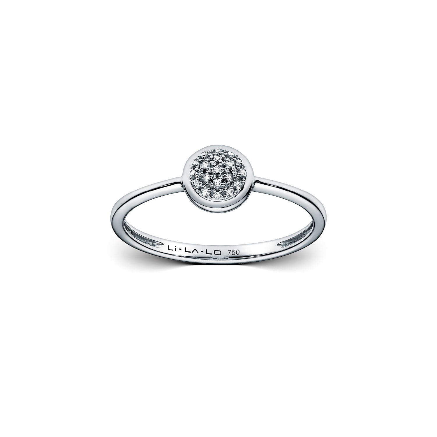 Δαχτυλίδι Diamonds από λευκό χρυσό 18K με διαμάντια μπριγιάν Εικόνα 1