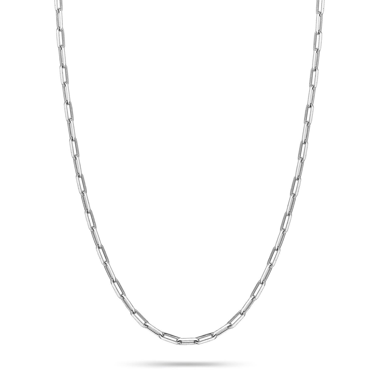 Αλυσίδα Skin από επιροδιωμένο ασήμι 925° Εικόνα 1