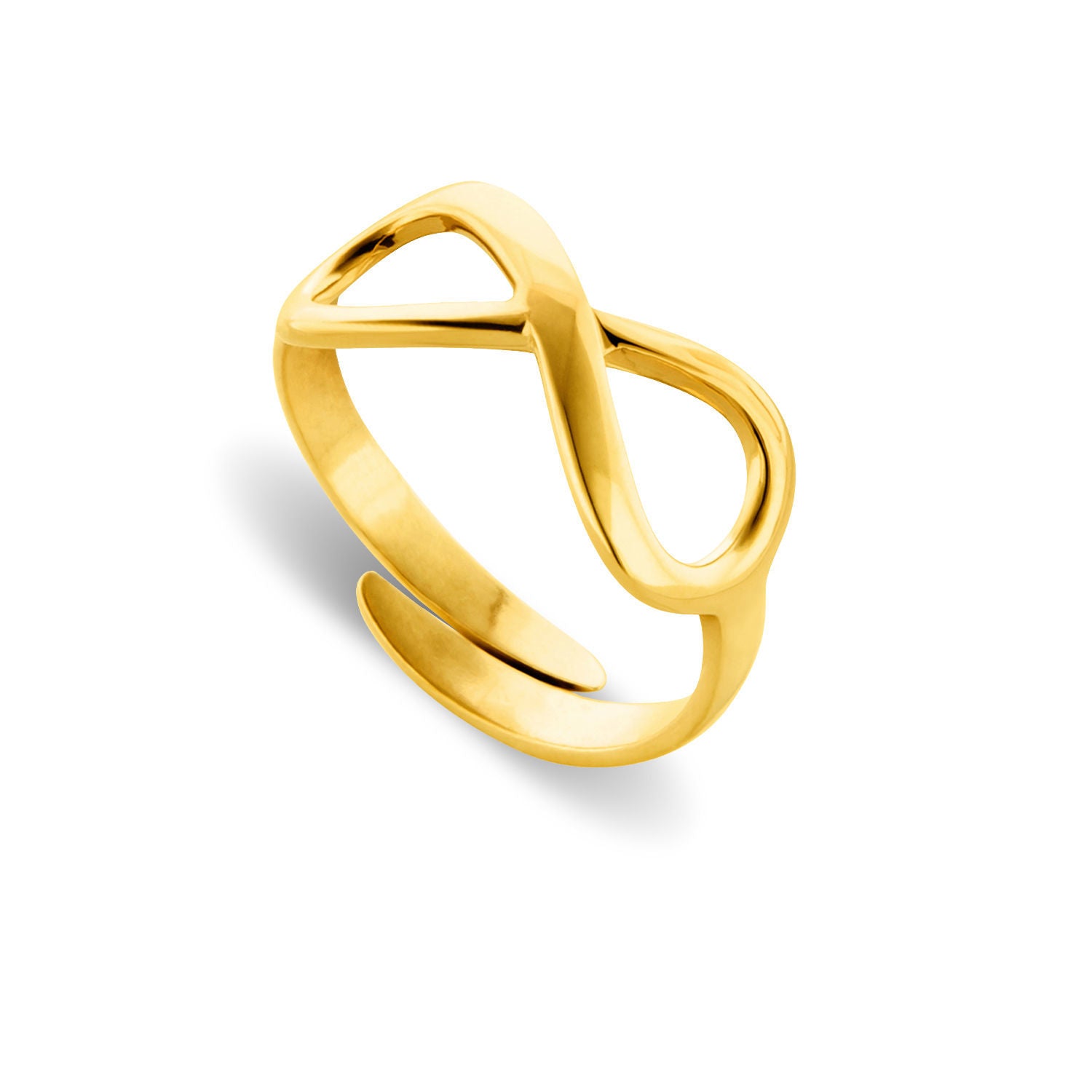 Δαχτυλίδι Symbols Άπειρο από επιχρυσωμένο ασήμι 925° Εικόνα 1