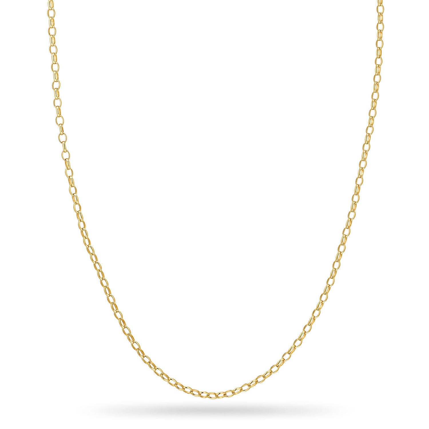 Κολιέ αλυσίδα Skin από επιχρυσωμένο ασήμι 925° Εικόνα 1