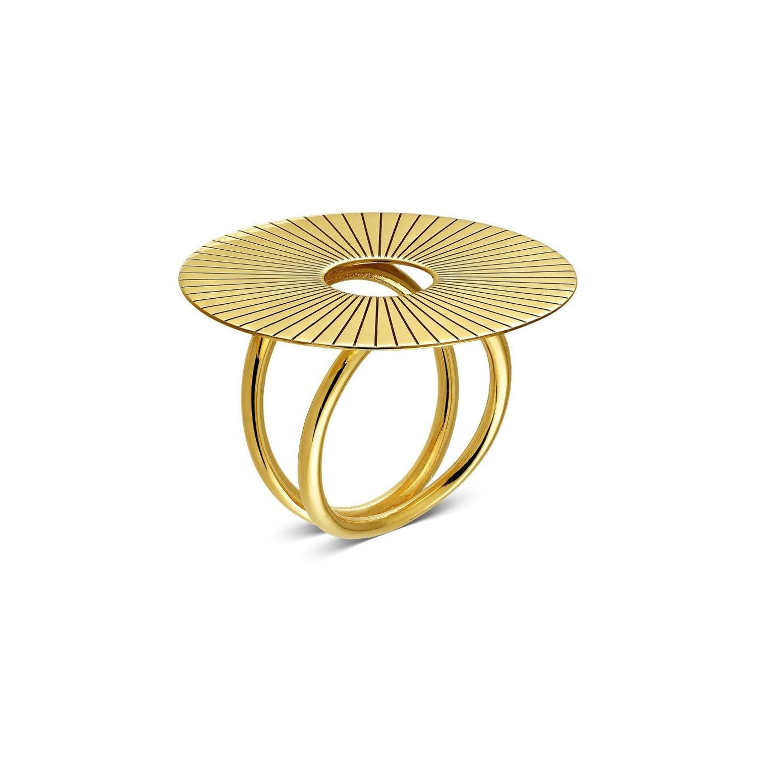 Δαχτυλίδι Era από επιχρυσωμένο ασήμι 925° Εικόνα 1