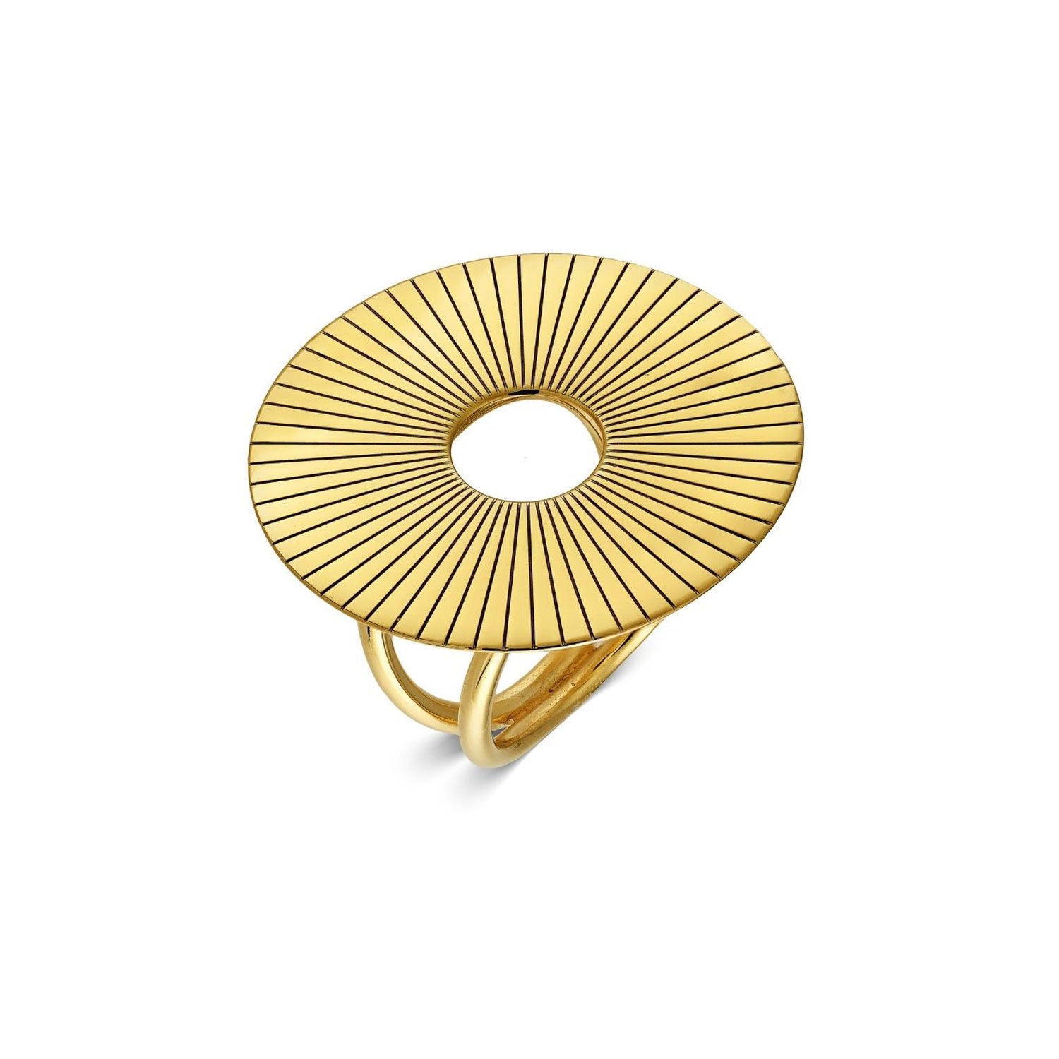 Δαχτυλίδι Era από επιχρυσωμένο ασήμι 925° Εικόνα 2