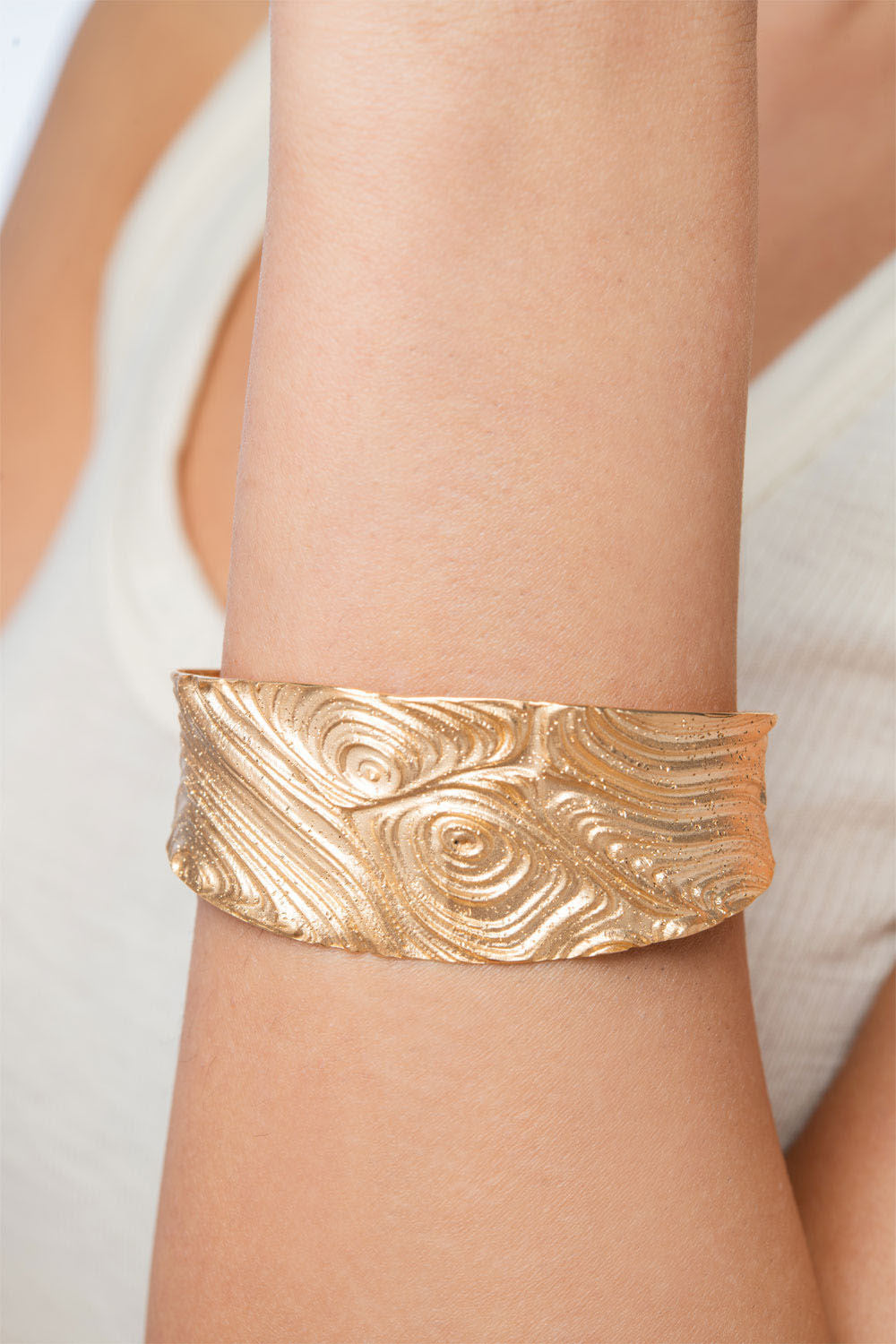 Βραχιόλι Terra από ματ επιχρυσωμένο ασήμι 925° Εικόνα 2